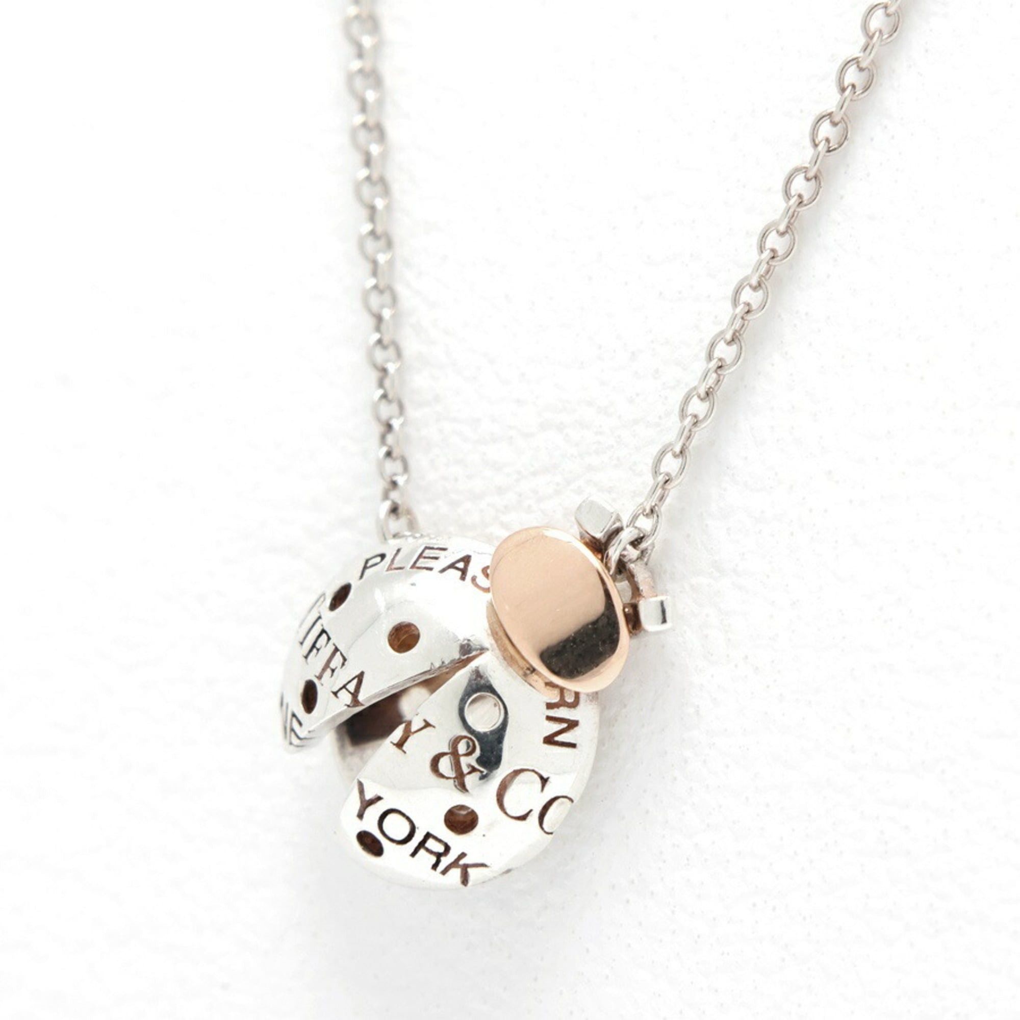 Tiffany & Co. Tiffany & Co. Return to Ladybug Collection Necklace, Sterling Silver (925) and 18K Pink Gold, 46 cm Size ONE SIZE - 1 Thumbnail