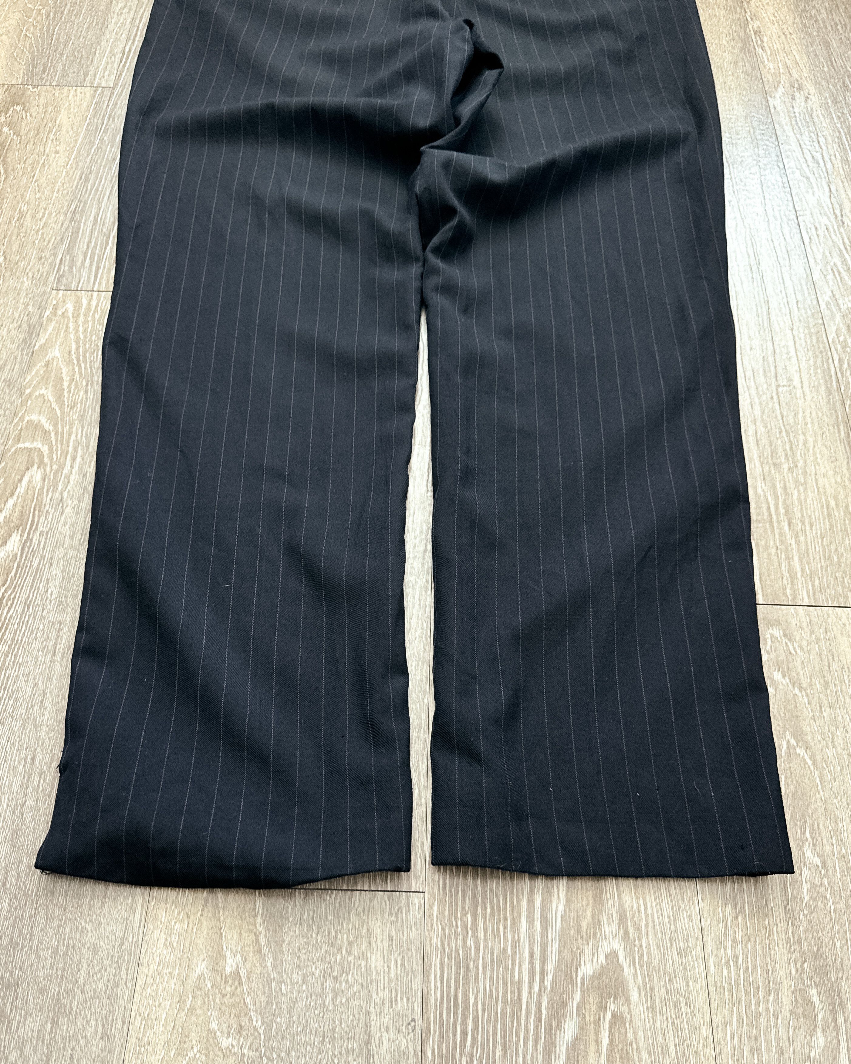 Vintage Vintage 1950s Pin Striped High Rise Trousers Dress Pants 36 Size US 36 / EU 52 - 8 Thumbnail