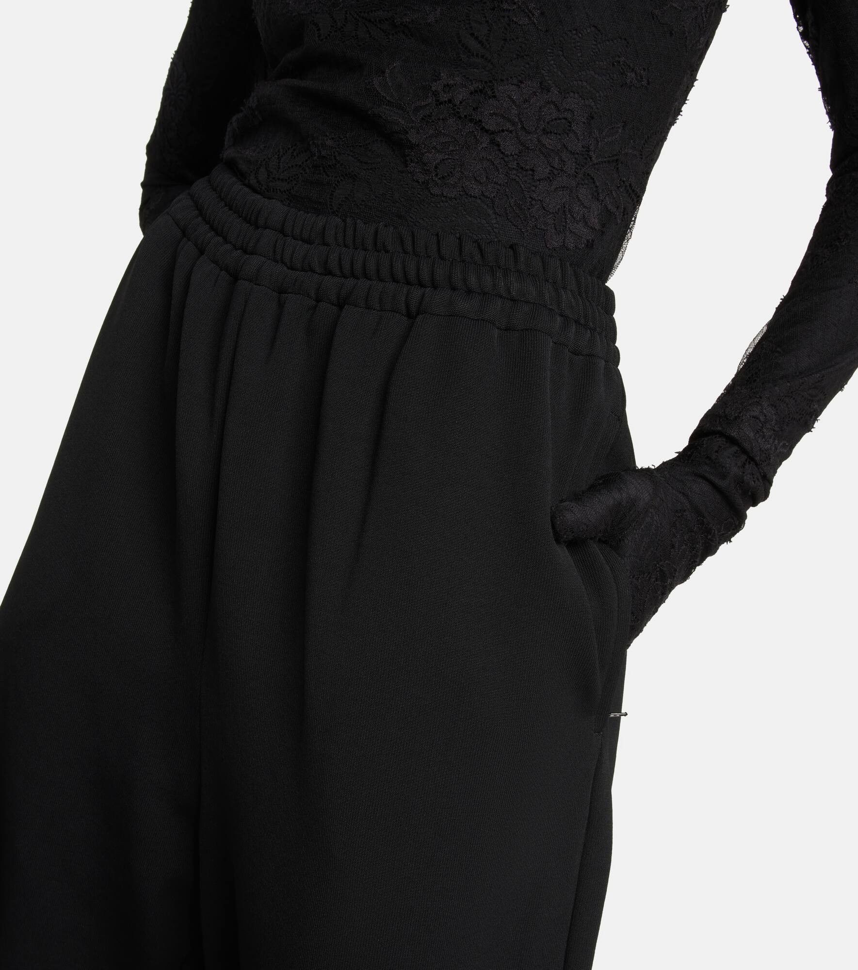Balenciaga o1tr1nto1125 Oversized Pants in Black Size 30" / US 8 / IT 44 - 4 Thumbnail