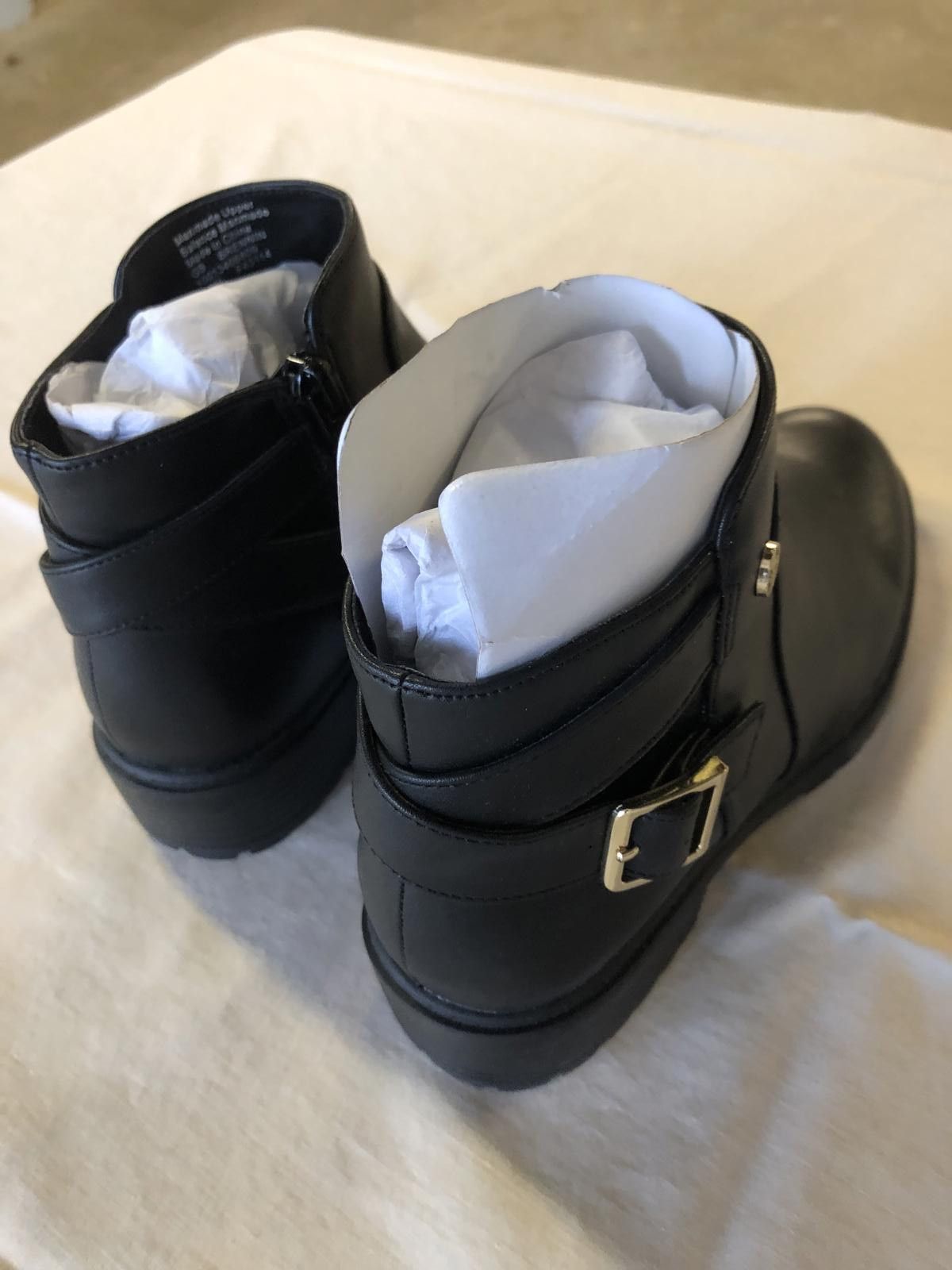 Designer Giani Bernini Black Ankle Booties with Memory Foam Size US 5.5 / IT 35.5 - 3 Thumbnail