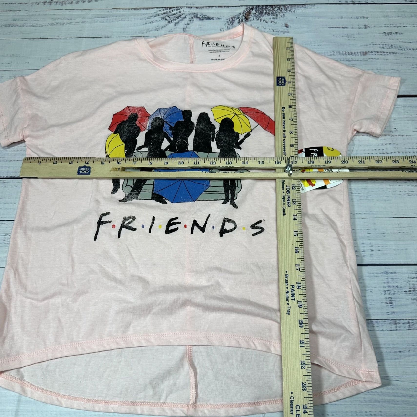 Pinko Friends Pajama Top Short Sleeve Graphic Print Pink S NWT Womens Sleepwear Chemise Size S / US 4 / IT 40 - 2 Thumbnail