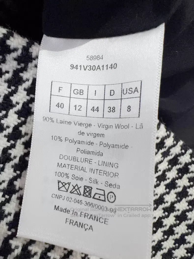 Dior Dior A thousand-bird check top Size S / US 4 / IT 40 - 4 Thumbnail