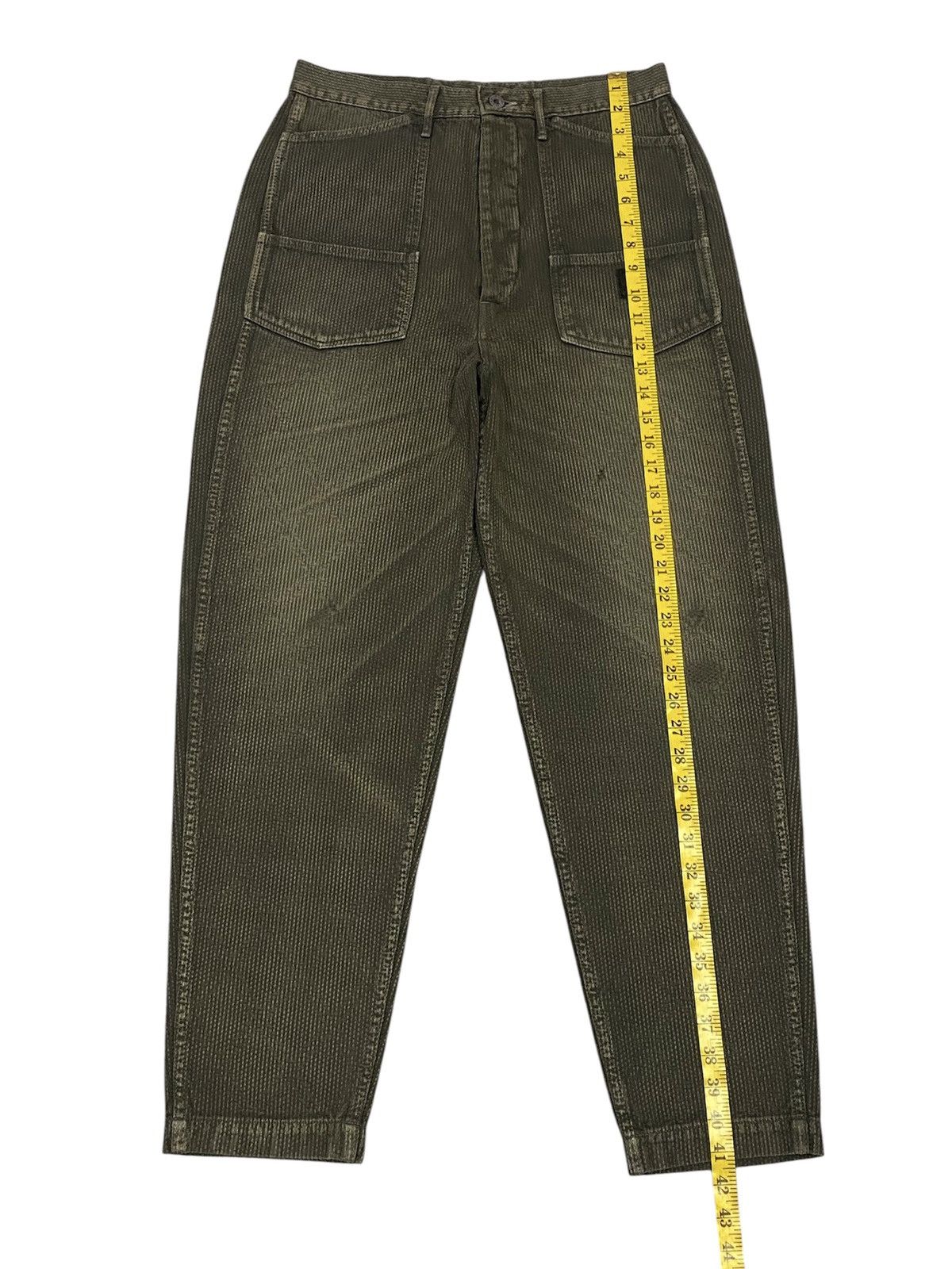 Kapital Kapital Kountry Sashiko Duck Fatigue Denim Pants Size US 30 / EU 46 - 13 Thumbnail