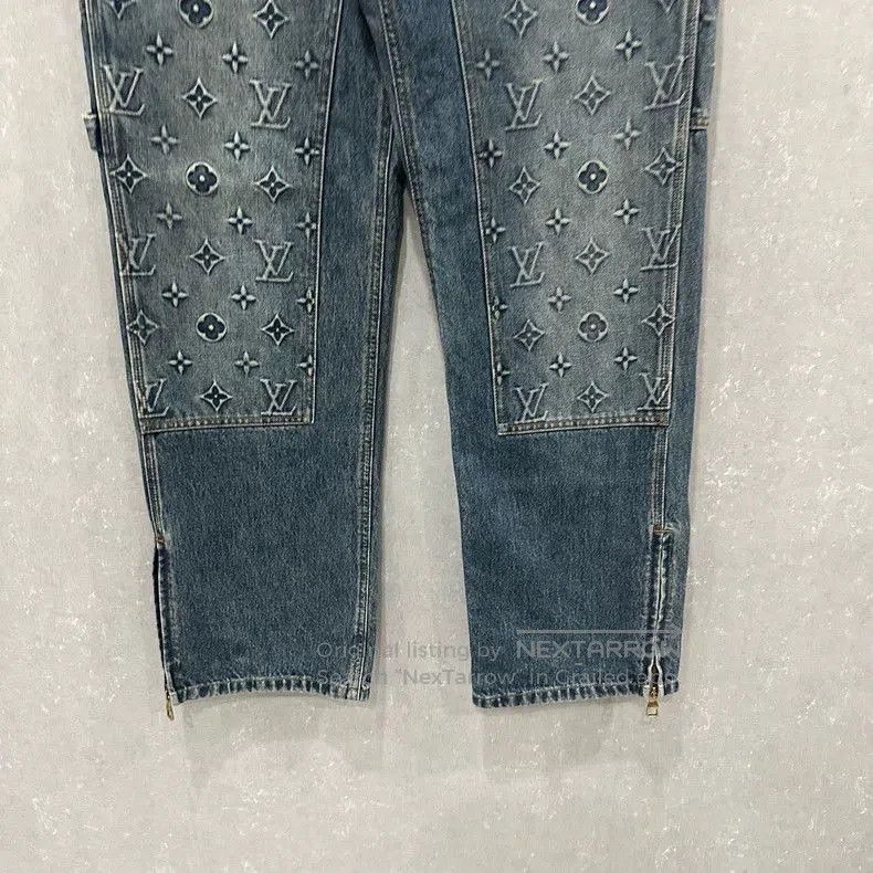 Louis Vuitton Louis Vuitton Washed Denim Jeans. Size US 32 / EU 48 - 3 Thumbnail