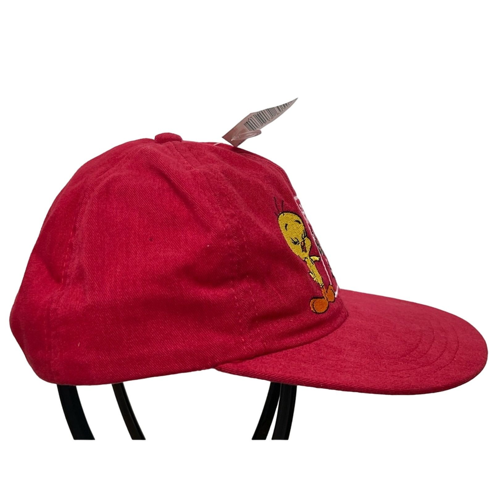 Warner Bros Looney Tunes USPS Stamp Tweety Sylvester Hat Vintage 90s NWT Size ONE SIZE - 2 Thumbnail