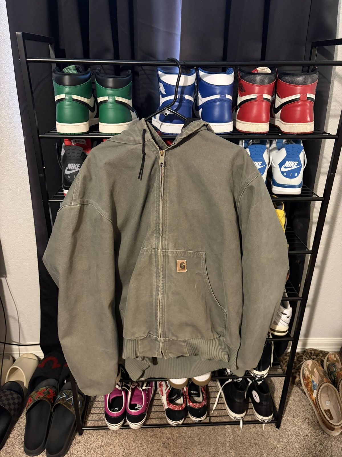 Carhartt vintage olivecarhartt work jacket Size US XL / EU 56 / 4 - 1 Thumbnail