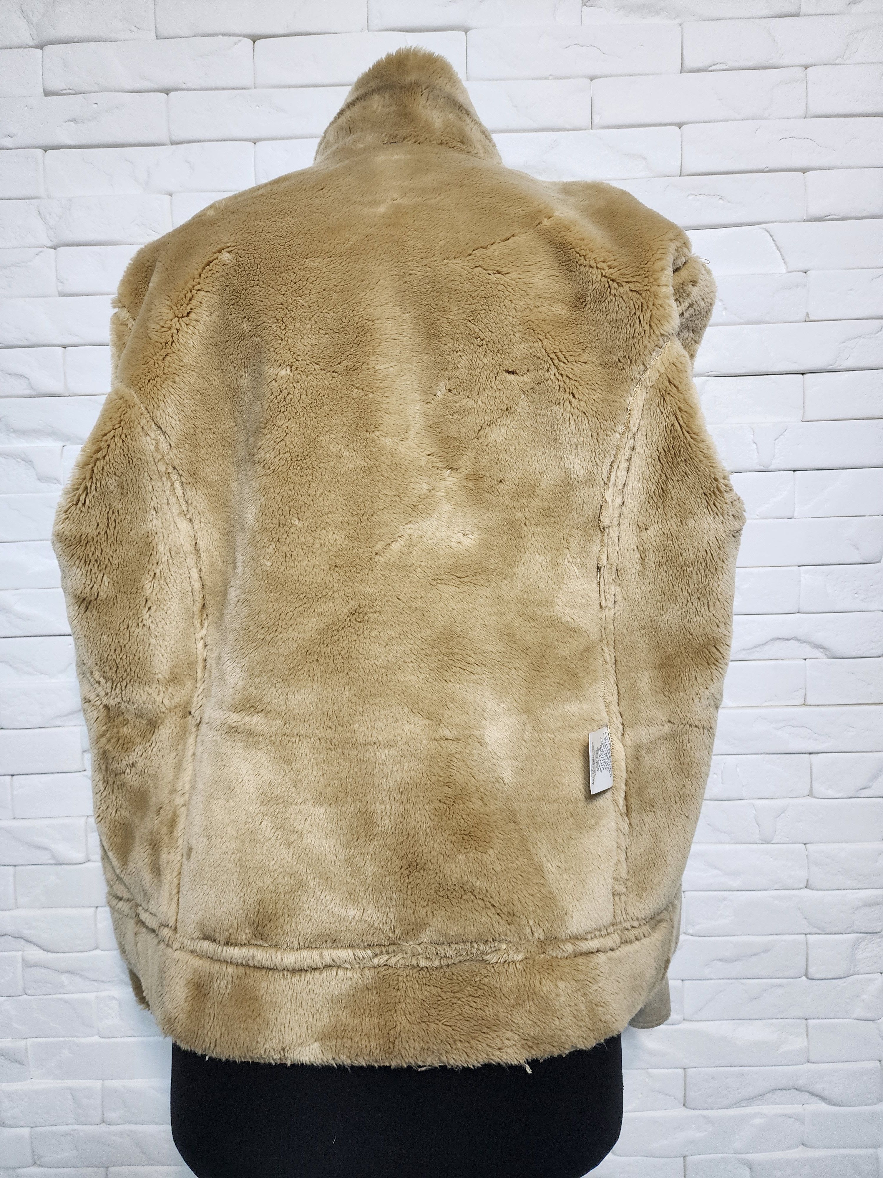 Genuine Leather Men's Suede Style Jacket: Faux Fur Insulation, Metal Zipper Size US M / EU 48-50 / 2 - 7 Thumbnail