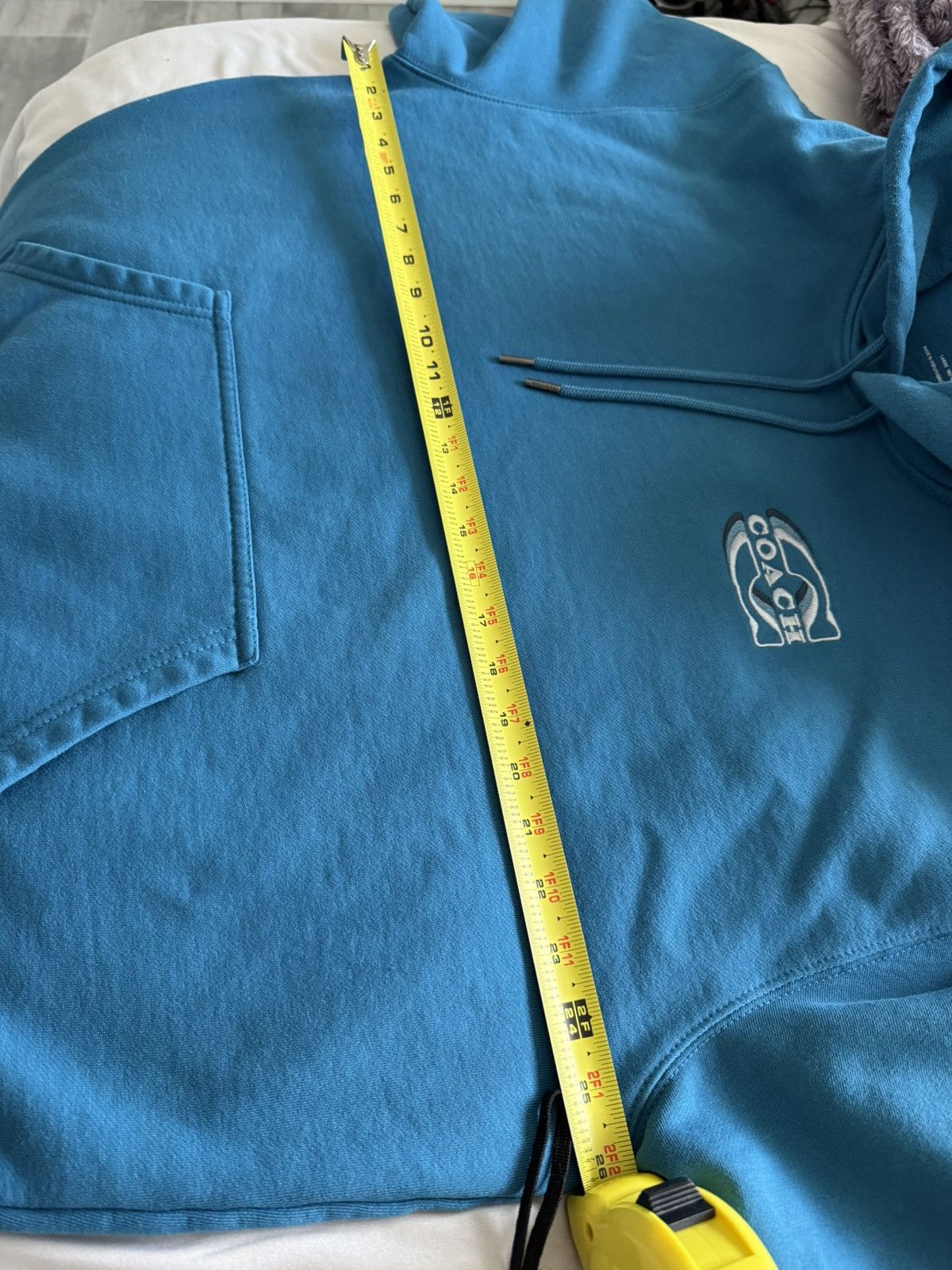 Coach Coach Men's Blue Sapphire Gradient Signature Hoodie Size US L / EU 52-54 / 3 - 5 Thumbnail
