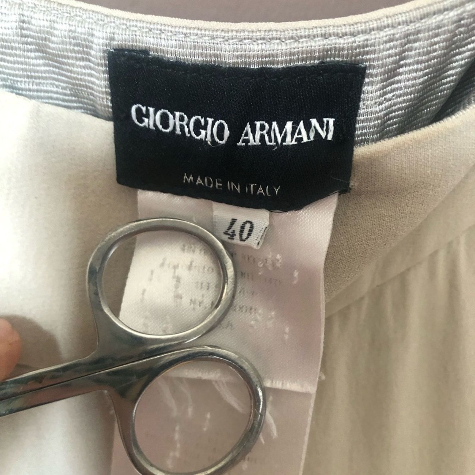 Giorgio Armani Vintage designer Giorgio Armani slacks pants bottoms. Size 27" / US 4 / IT 40 - 7 Thumbnail