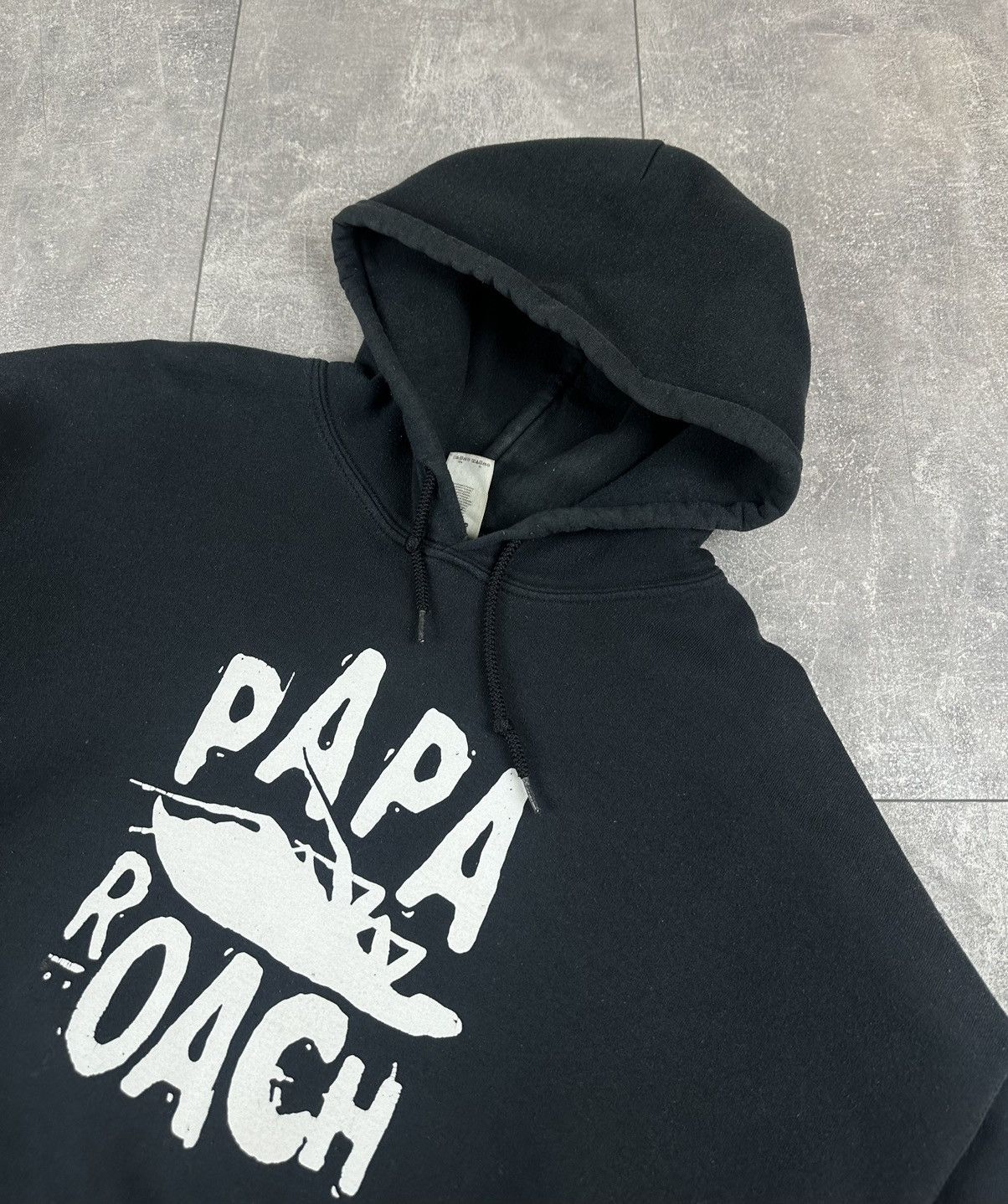 Gildan Papa-Roach mens Band Rock Vintage Retro Blanc Hoodie Size US XL / EU 56 / 4 - 4 Thumbnail