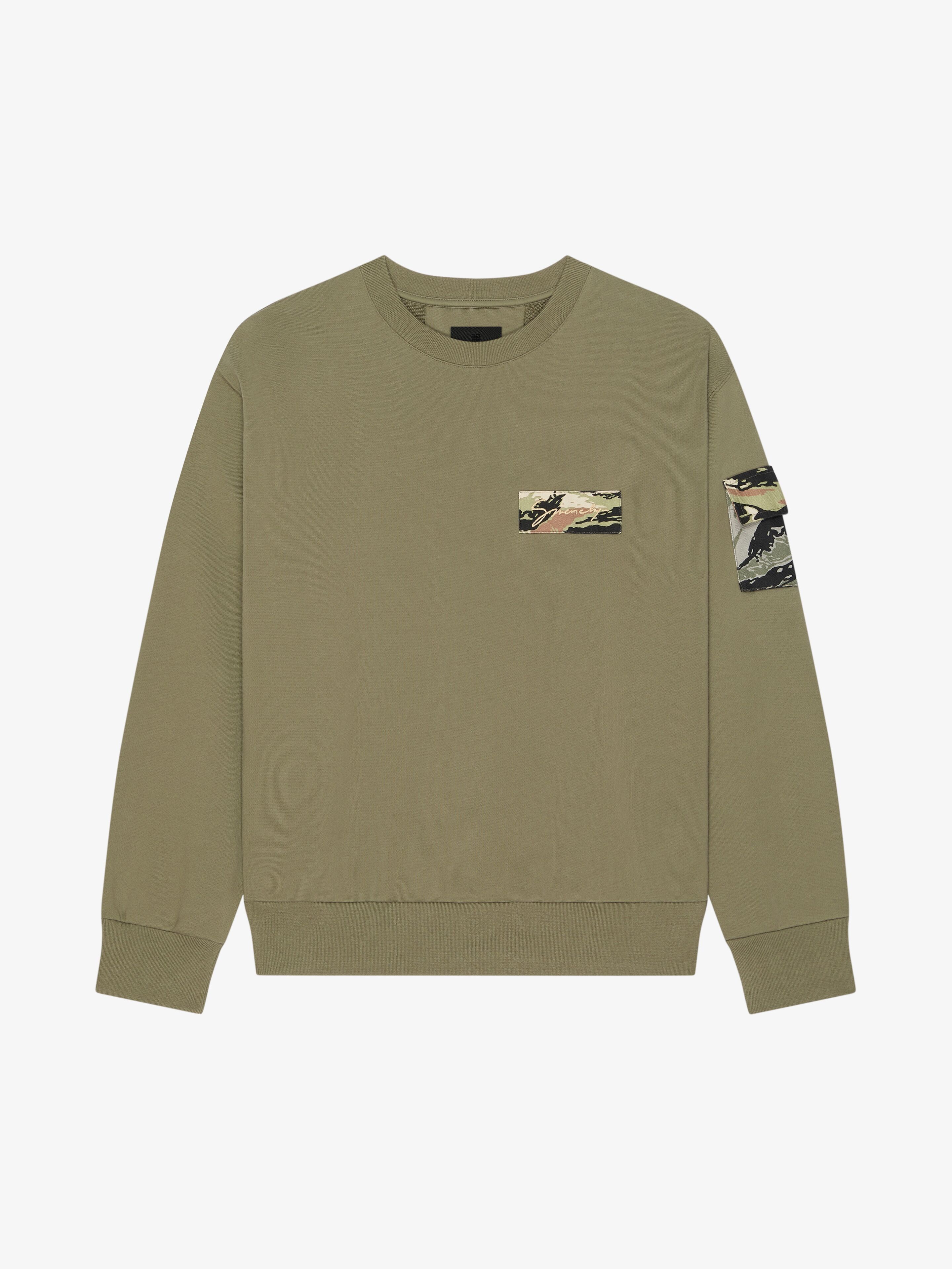 Givenchy oc11z0725 Sweatshirt in Light Khaki Size US XS / EU 42 / 0 - 1 Thumbnail