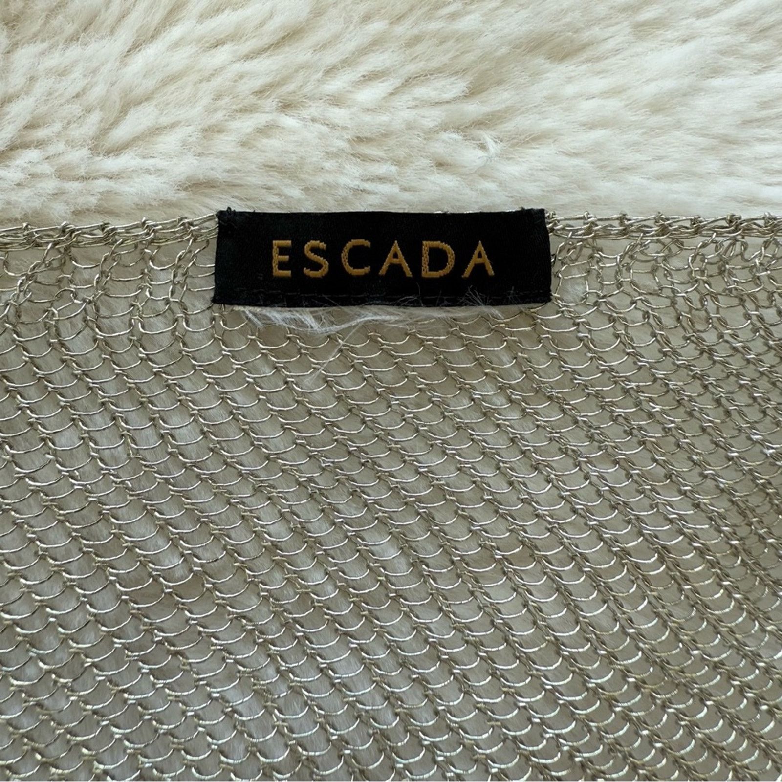 Escada ESCADA two piece evening top size L Authentic Retail 850$ Size L / US 10 / IT 46 - 13 Thumbnail