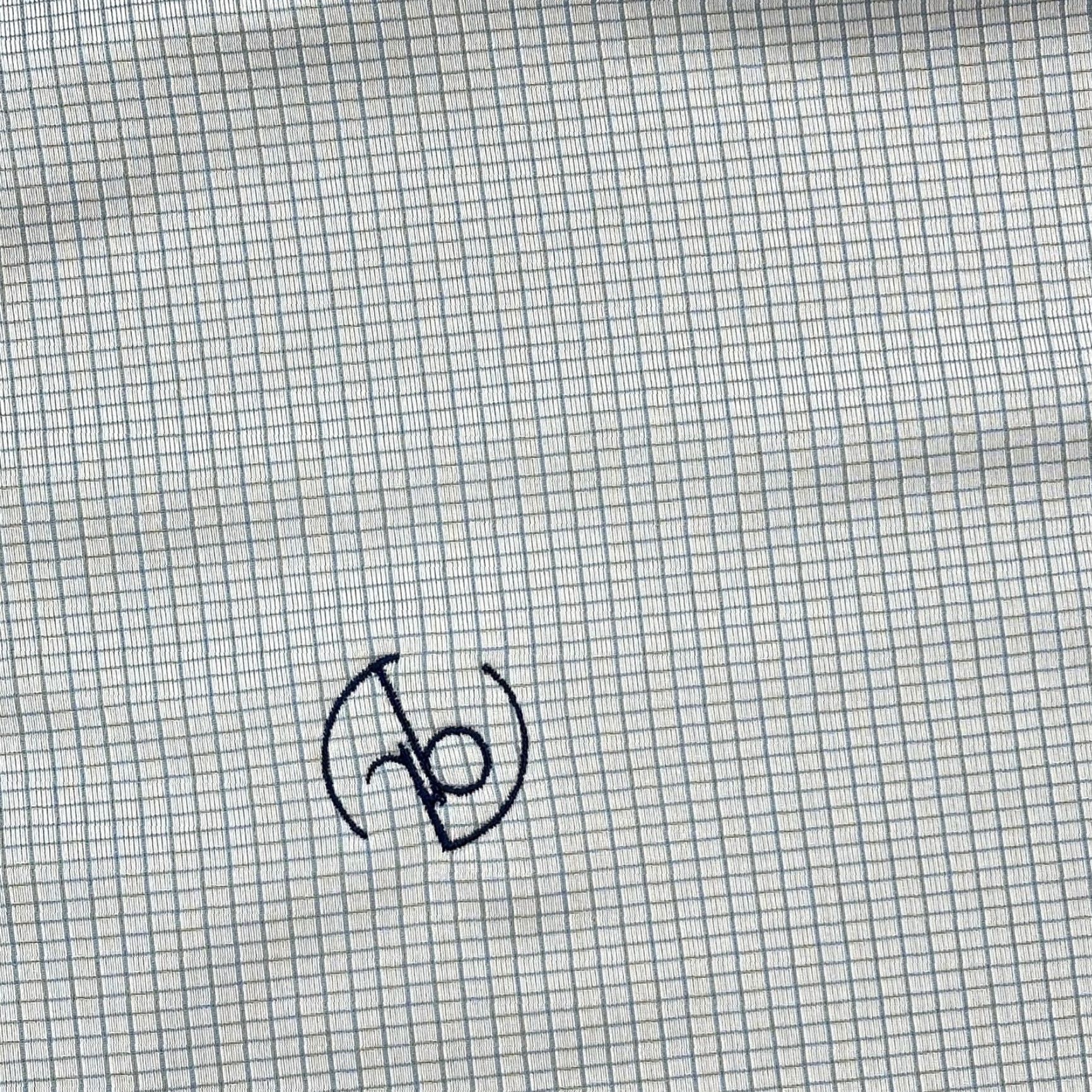 KJUS KJUS Ashton Midlayer Pullover Mens XL Blue Micro Grid Performance 1/2 Zip Golf Shirt Size US XL / EU 56 / 4 - 4 Thumbnail
