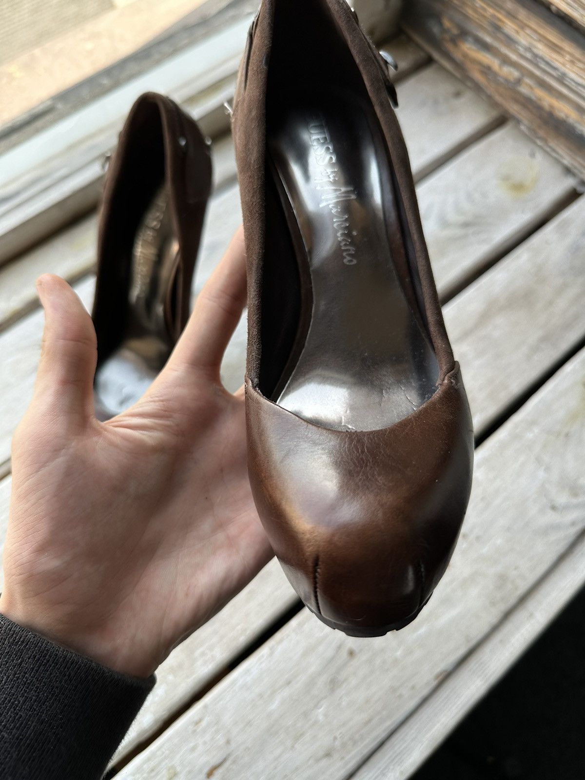Georges Marciano × Guess × If Six Was Nine 🚨AVANT GARDE IF SIX WAS NINE GUESS BY MARCIANO HEELS RARE Size US 7 / IT 37 - 3 Thumbnail