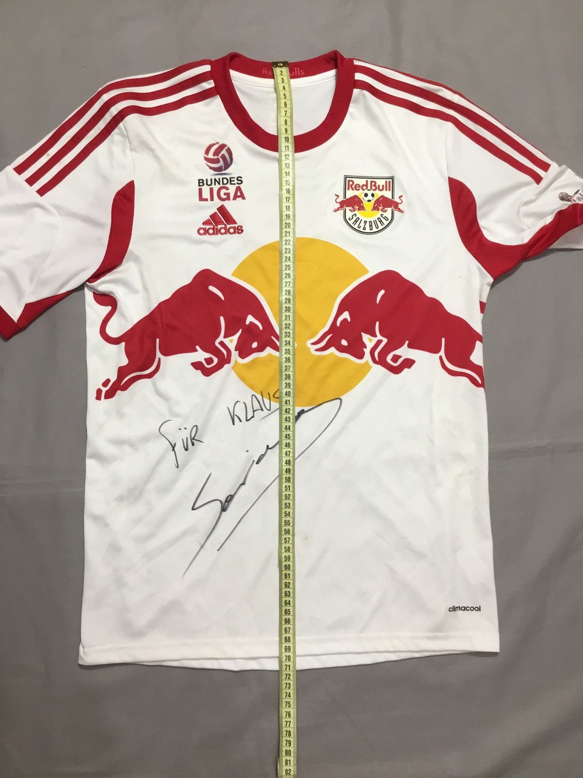 Adidas Red Bull Salzburg 2012/13 Original Shirt Size S #26 Soriano Size US S / EU 44-46 / 1 - 9 Thumbnail