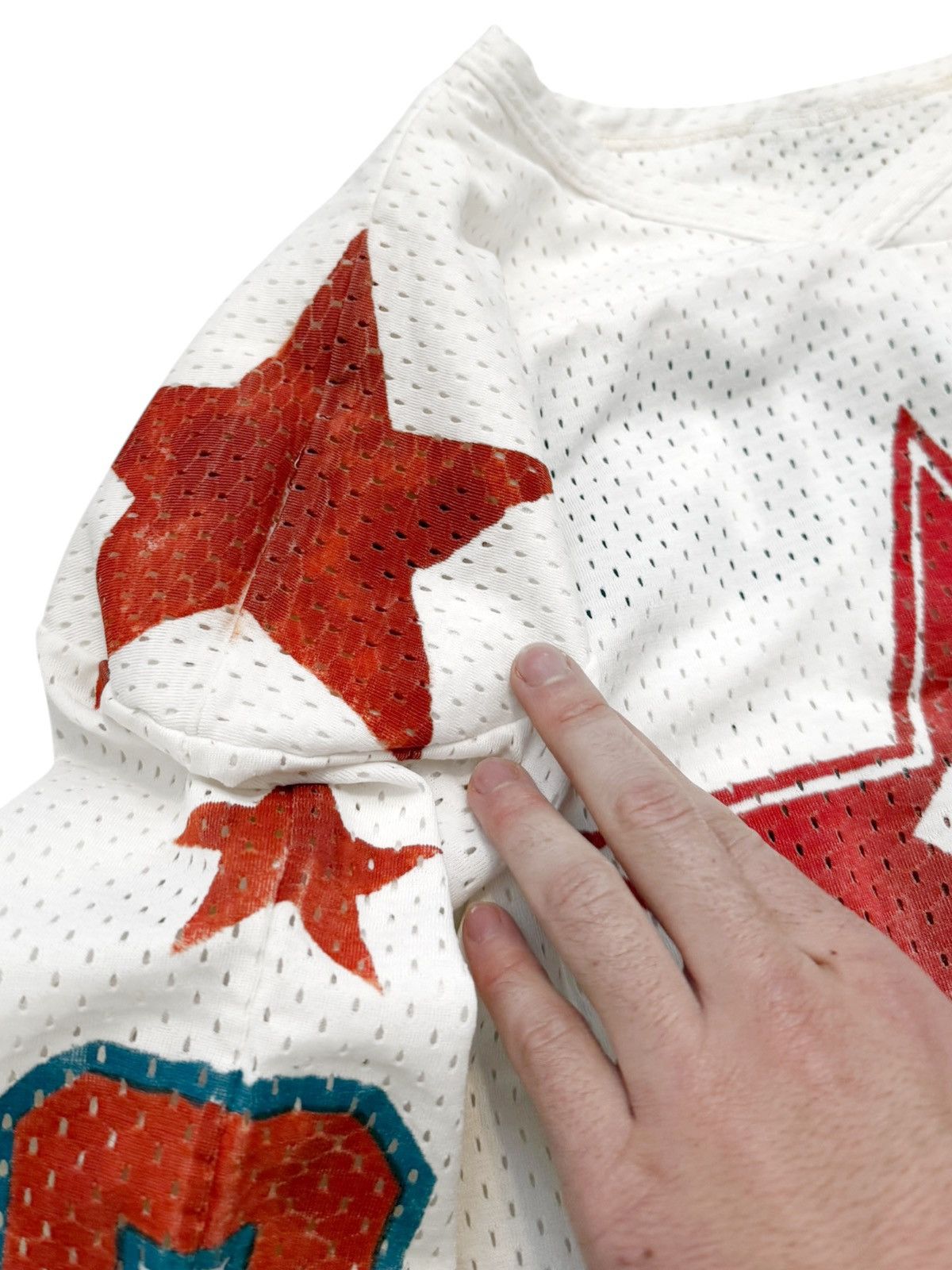Vintage Vintage Soviet Slava Fetisov Hammer Sickle Hockey Jersey Size US L / EU 52-54 / 3 - 5 Thumbnail