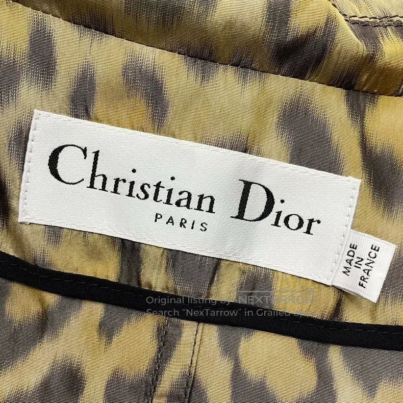 Dior Dior Leopard-print long-sleeved jacket Size XXS / US 00 / IT 34 - 5 Thumbnail