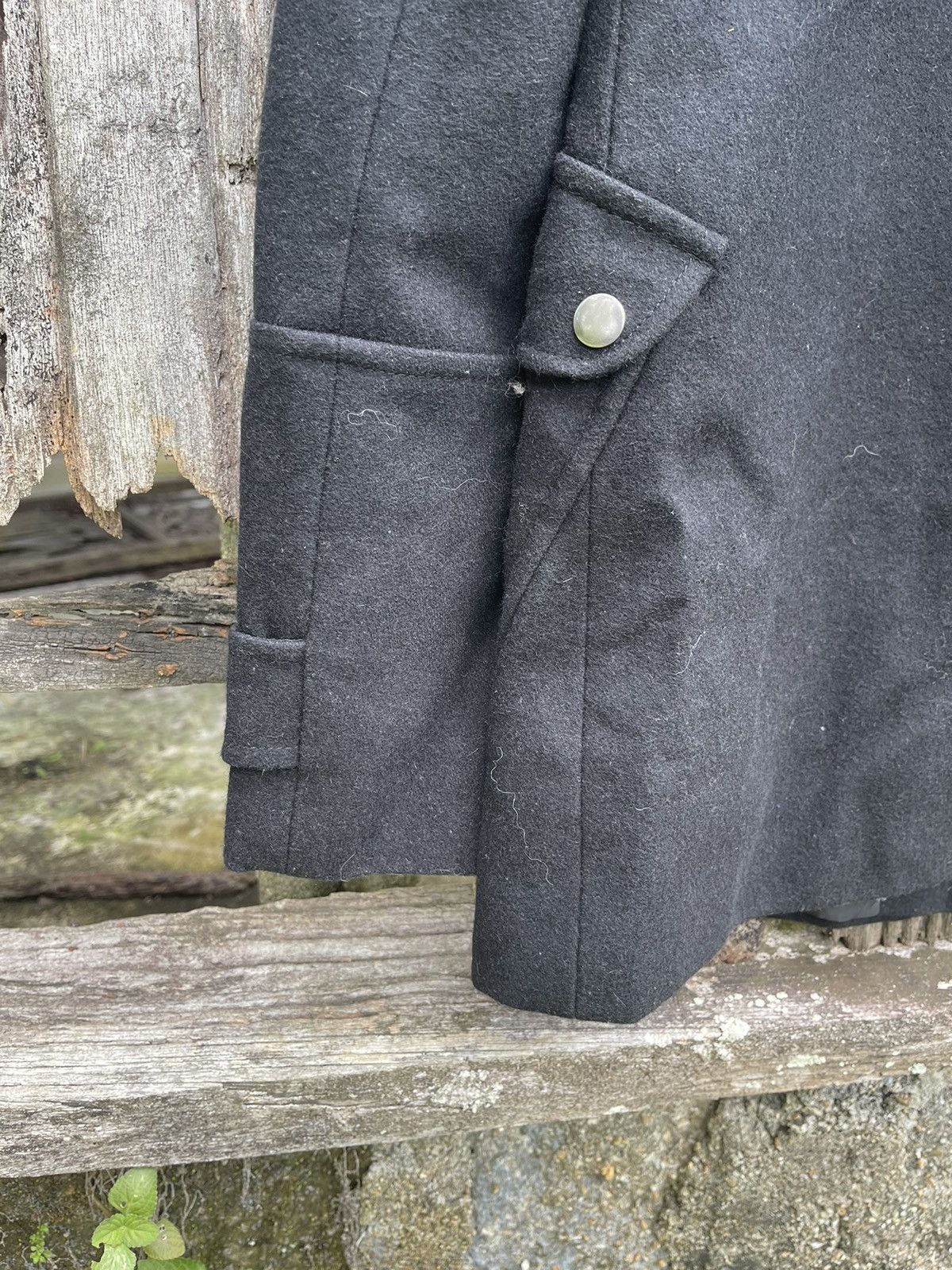 Designer Clockhouse Wool Blend Toggle Coat — Black (M) Size US M / EU 48-50 / 2 - 13 Thumbnail