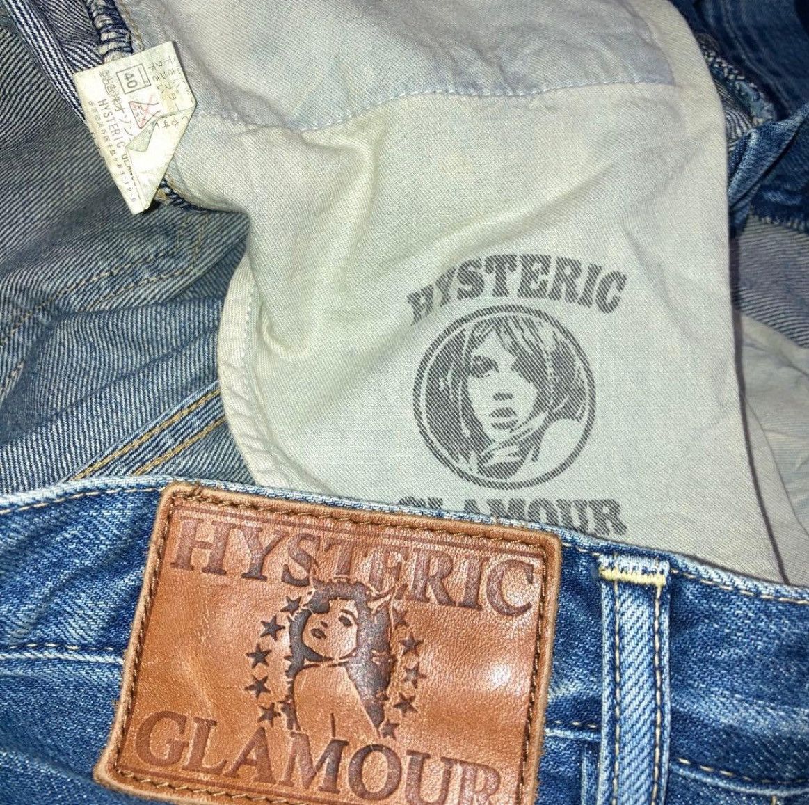 Hysteric Glamour Distressed Studded Selvedge Japanese Denim Jeans Size US 28 / EU 44 - 12 Thumbnail