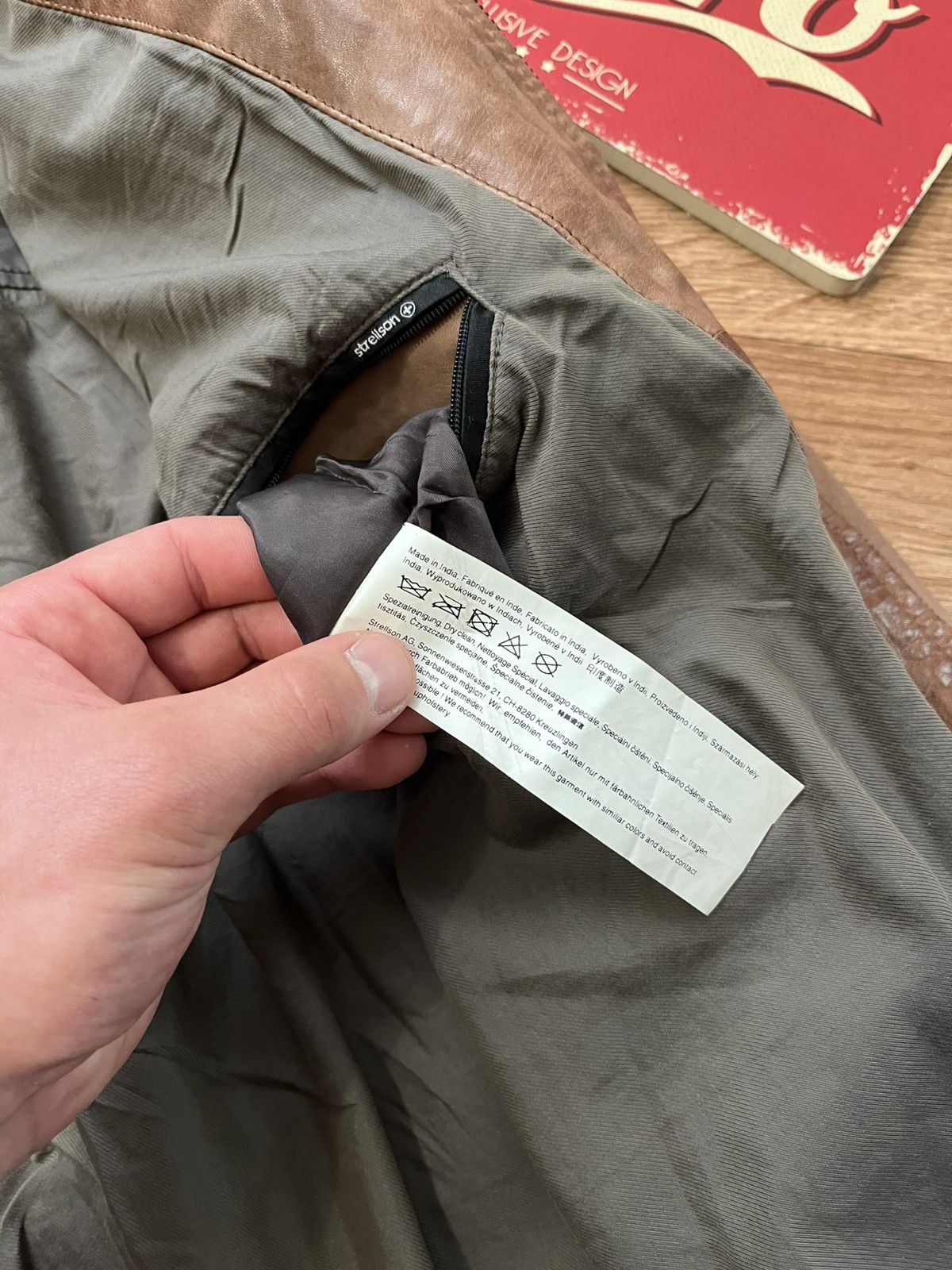 Strellson Vintage Strellson Leather Genuine Jacket Bomber Size US L / EU 52-54 / 3 - 9 Thumbnail