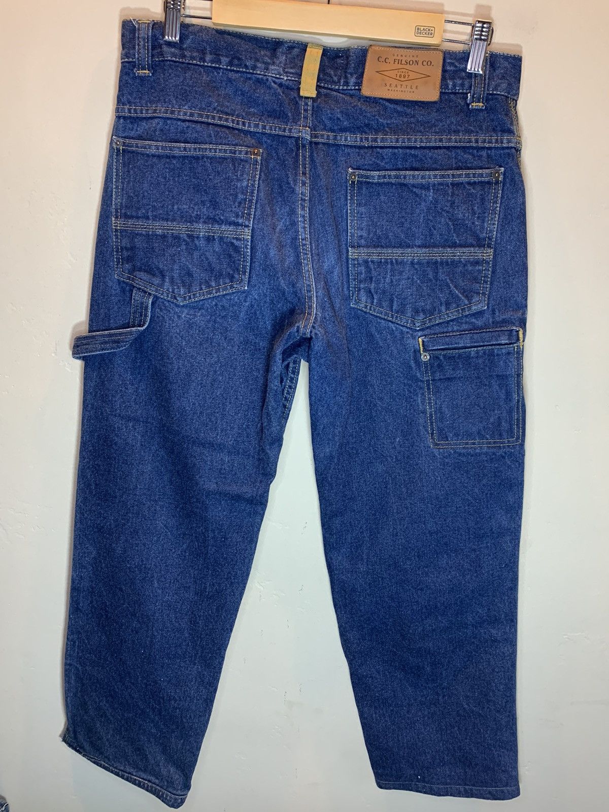 Filson RARE* Vintage Filson Double Knee Carpenter Denim Jeans Pants Size US 33 - 2 Thumbnail