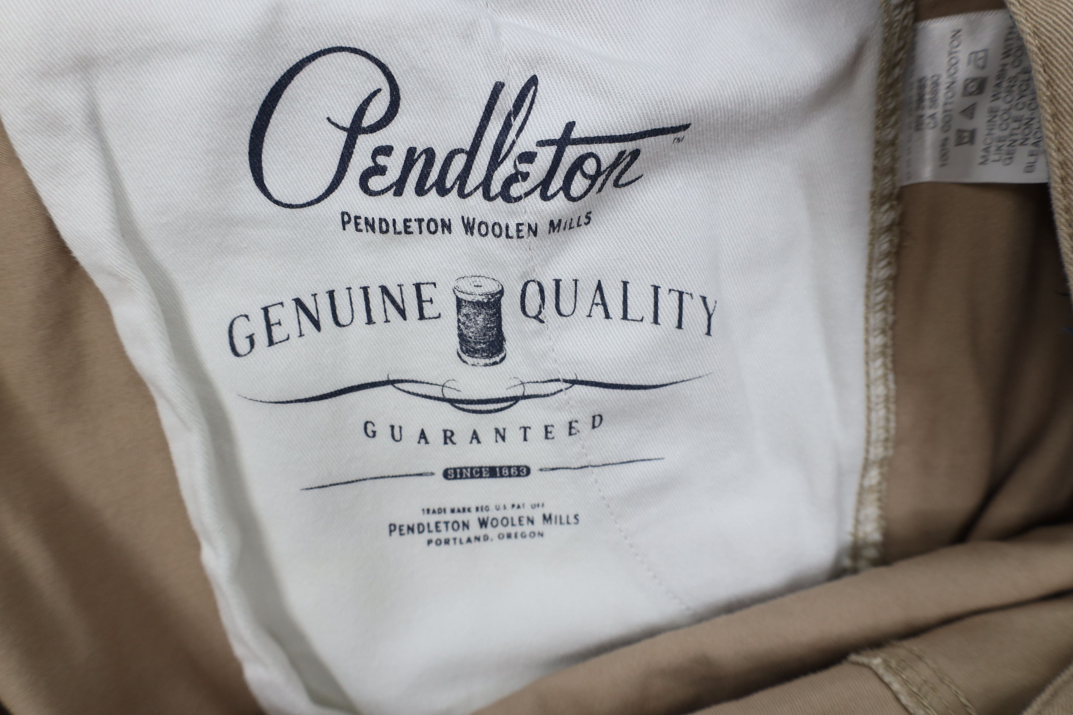 Pendleton Vintage Pendleton Utility Chino Golfing Shorts Cotton Beige Size US 42 / EU 58 - 7 Thumbnail