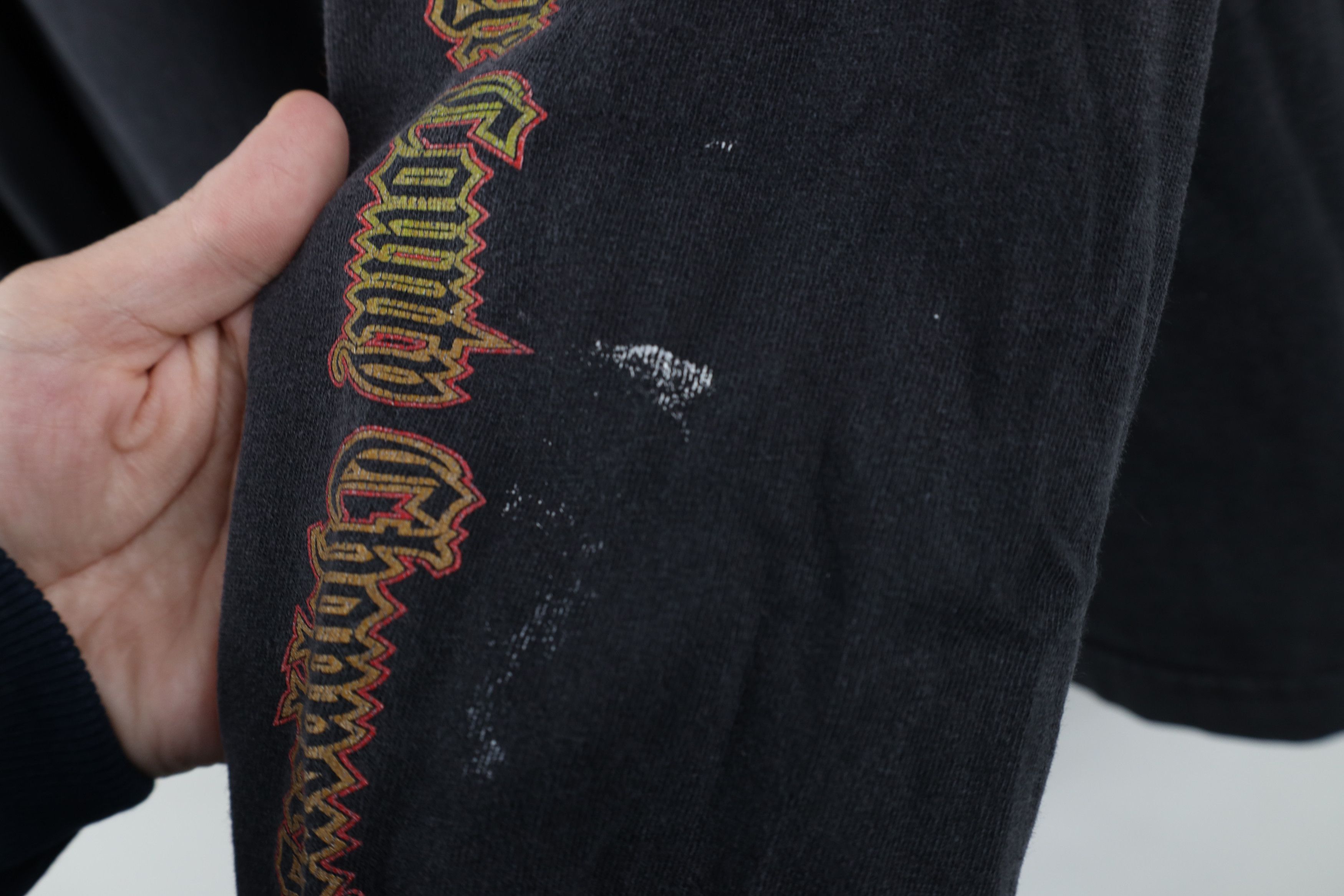 Vintage Vintage Y2K Orange Choppers Motorcycle Long Sleeve T-Shirt Size US XL / EU 56 / 4 - 10 Thumbnail