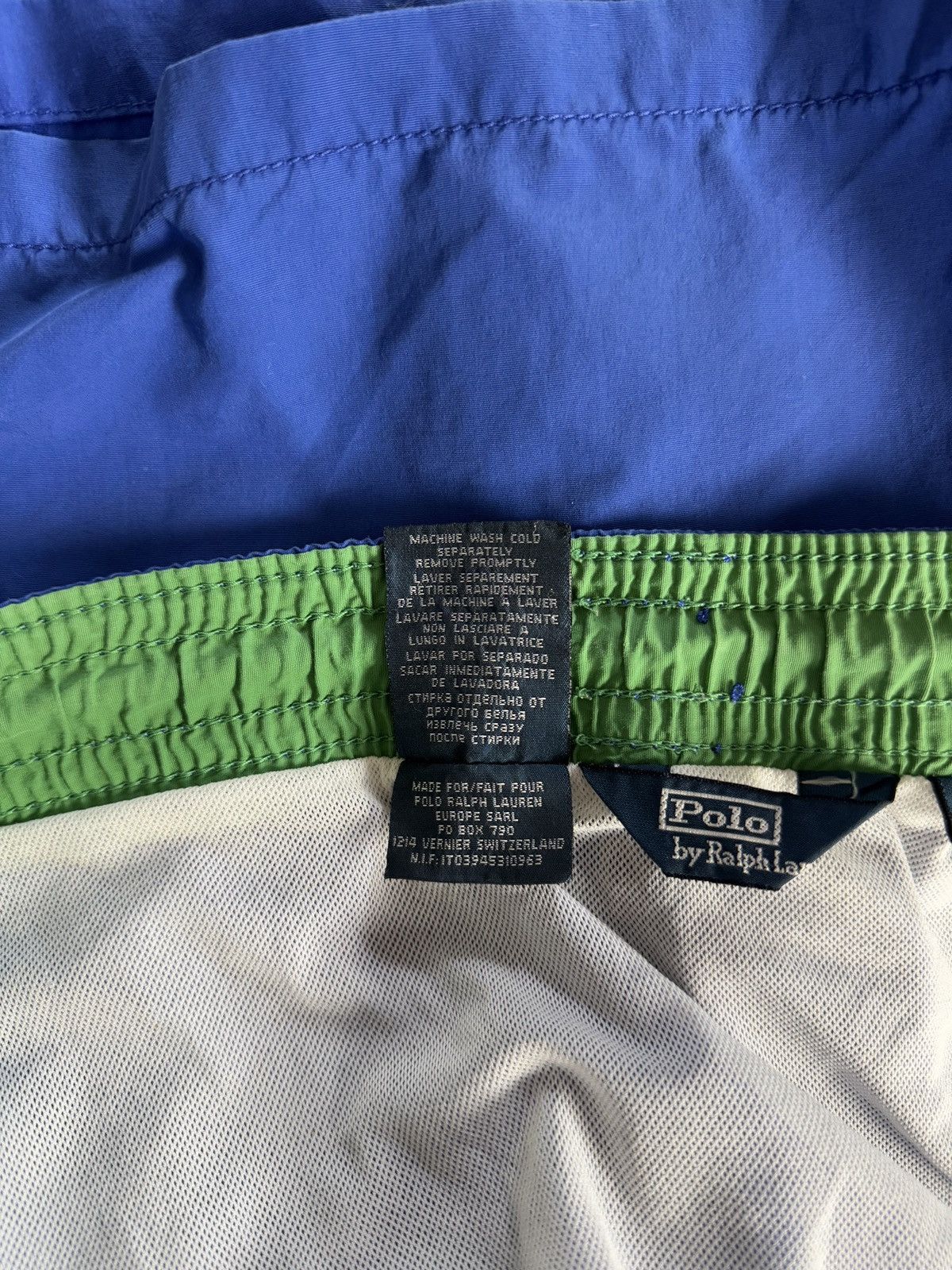 Polo Ralph Lauren Men’s Polo Ralph Lauren Nylon Shorts Vintage Blue Size XL Size US 38 / EU 54 - 7 Thumbnail