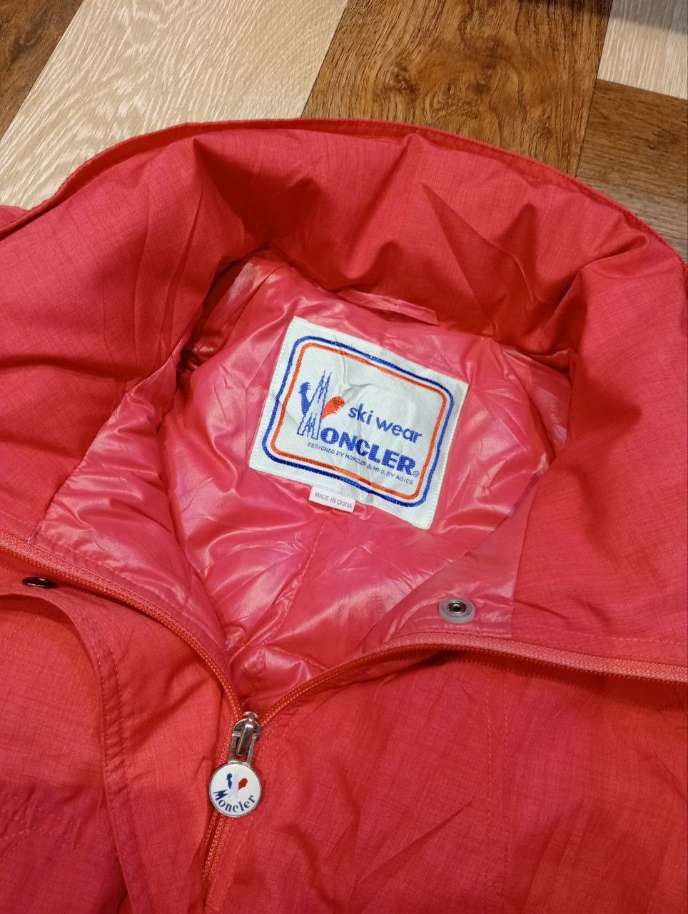 Moncler VINTAGE MONCLER X ASICS SKI DOWN JACKET - DARK PINK Size US M / EU 48-50 / 2 - 15 Thumbnail