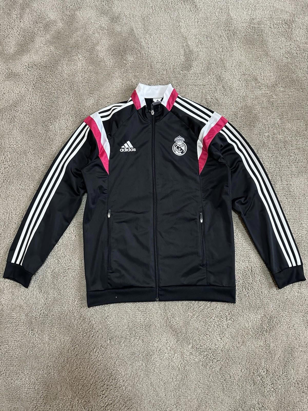 Adidas Adidas Real Madrid 2014/15 Football Soccer Track Jacket Sz M Size US M / EU 48-50 / 2 - 1 Thumbnail