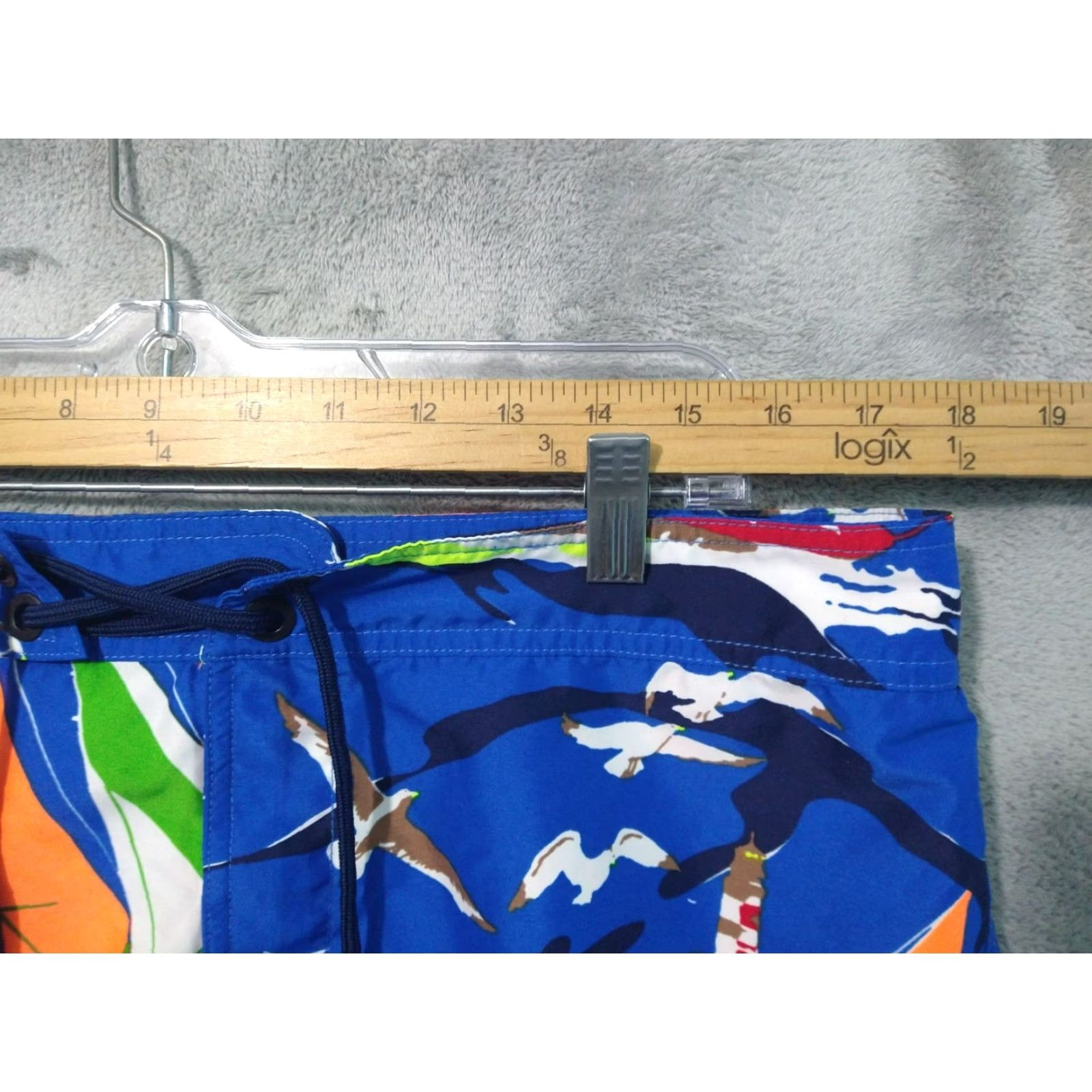RLX Ralph Lauren RLX Ralph Lauren Shorts Mens 34 Blue Sailboat Board Swim Trunk Mid Rise Size US 34 / EU 50 - 3 Thumbnail