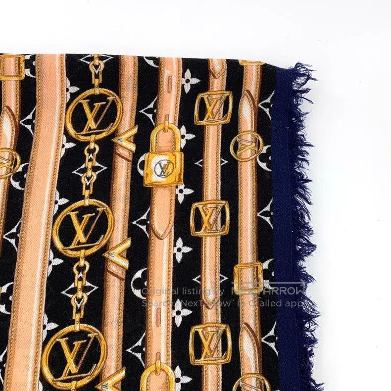 Louis Vuitton Louis Vuitton Color-block lock logo presbyopic full print Size ONE SIZE - 3 Thumbnail