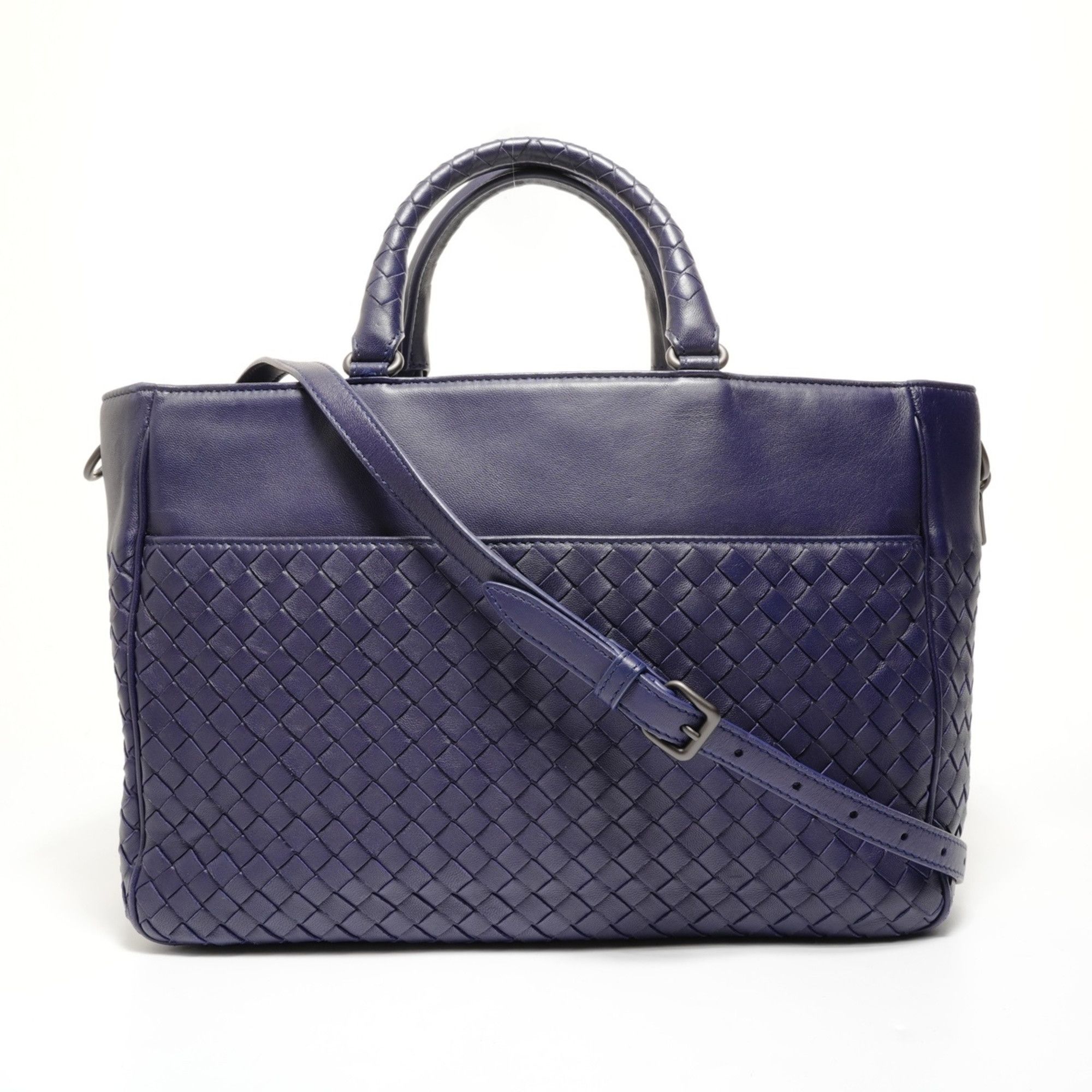 Bottega Veneta Bottega Veneta Intrecciato Handbag, Purple Size ONE SIZE - 1 Thumbnail