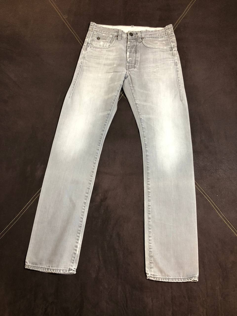 G-Star G-STAR RAW Denim Wash Gray Straight Jeans Size US 32 / EU 48 - 1 Thumbnail