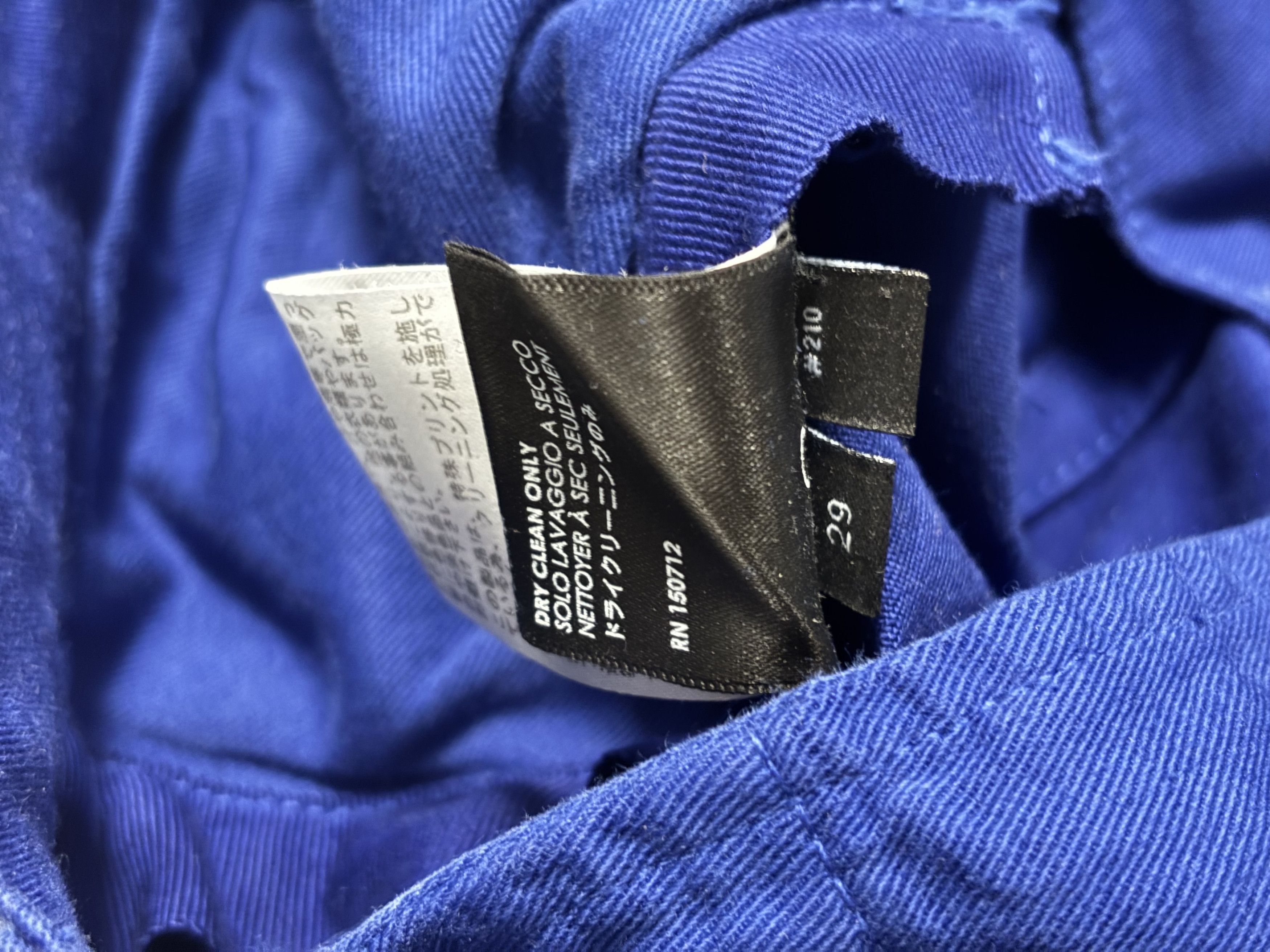 Amiri STEAL! BNWT Amiri Stack Track Cargo - Royal Blue - Size 29 Size US 29 - 8 Thumbnail