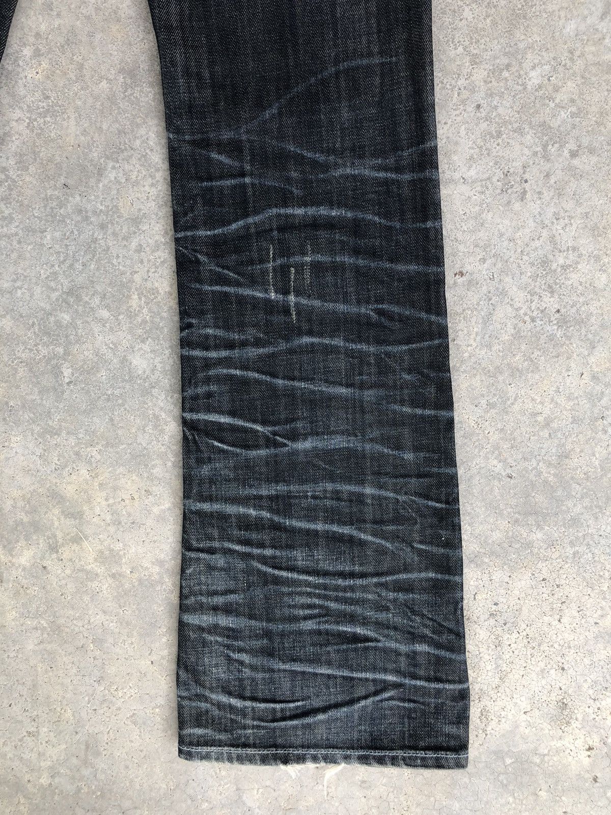 semanticdesign Japanese Semantic Design Flared Jeans Distressed Jeans Size US 31 - 12 Thumbnail