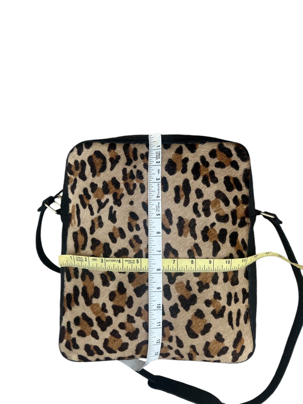 Leather Vintage GK Japan Leopard Ostrich Leather Bag Size ONE SIZE - 25 Thumbnail