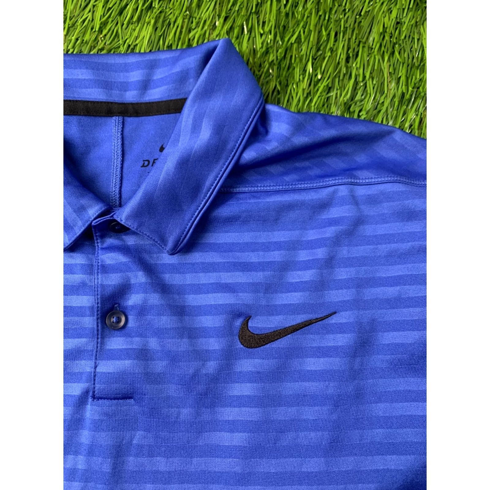 Nike NIKE Dri-FIT Polo Shirt Mens L Blue 2018 Nike Golf 929102-480 Size US L / EU 52-54 / 3 - 3 Thumbnail