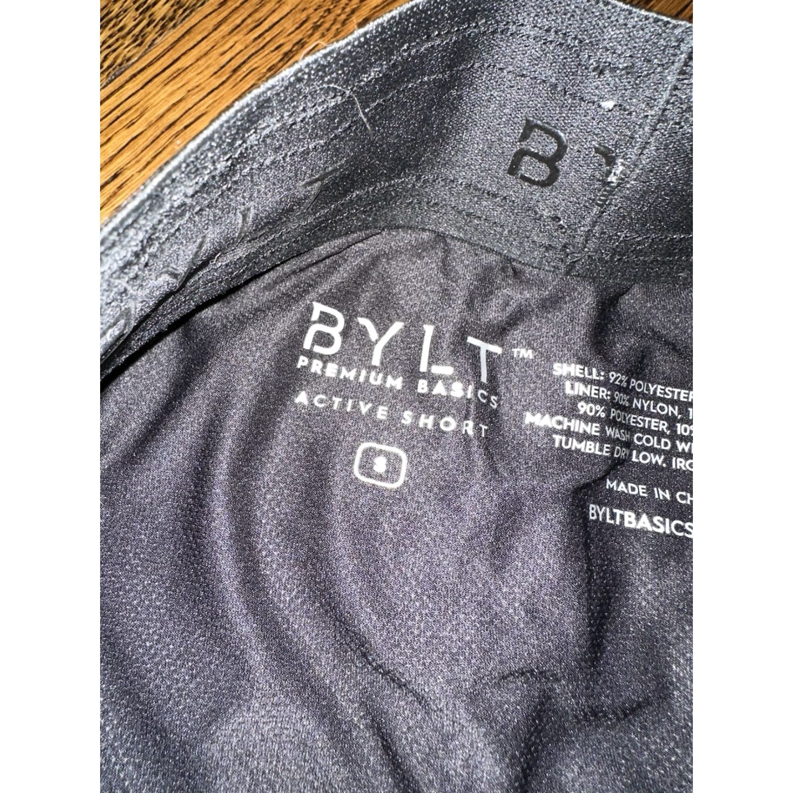 Asics BYLT Mens S 6" Active Training Shorts Drawstring Lined Cloud Dye Gray Polyester Spandex Athletic Pockets Lightweight Easy Care Size US 29 - 6 Thumbnail