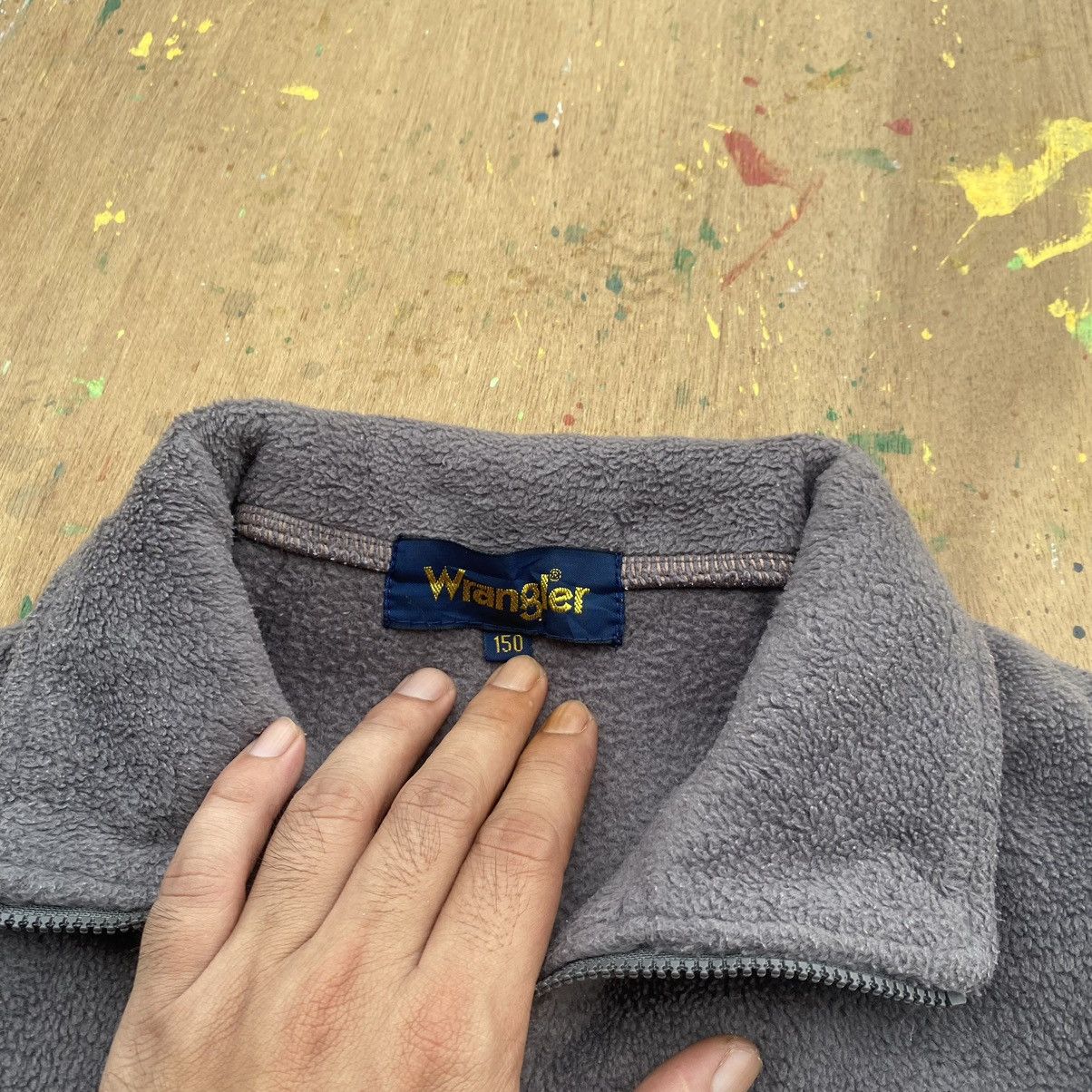 Vintage × Wrangler Vintage Wrangler Patch work Fleece Half Zipper Size US M / EU 48-50 / 2 - 5 Thumbnail