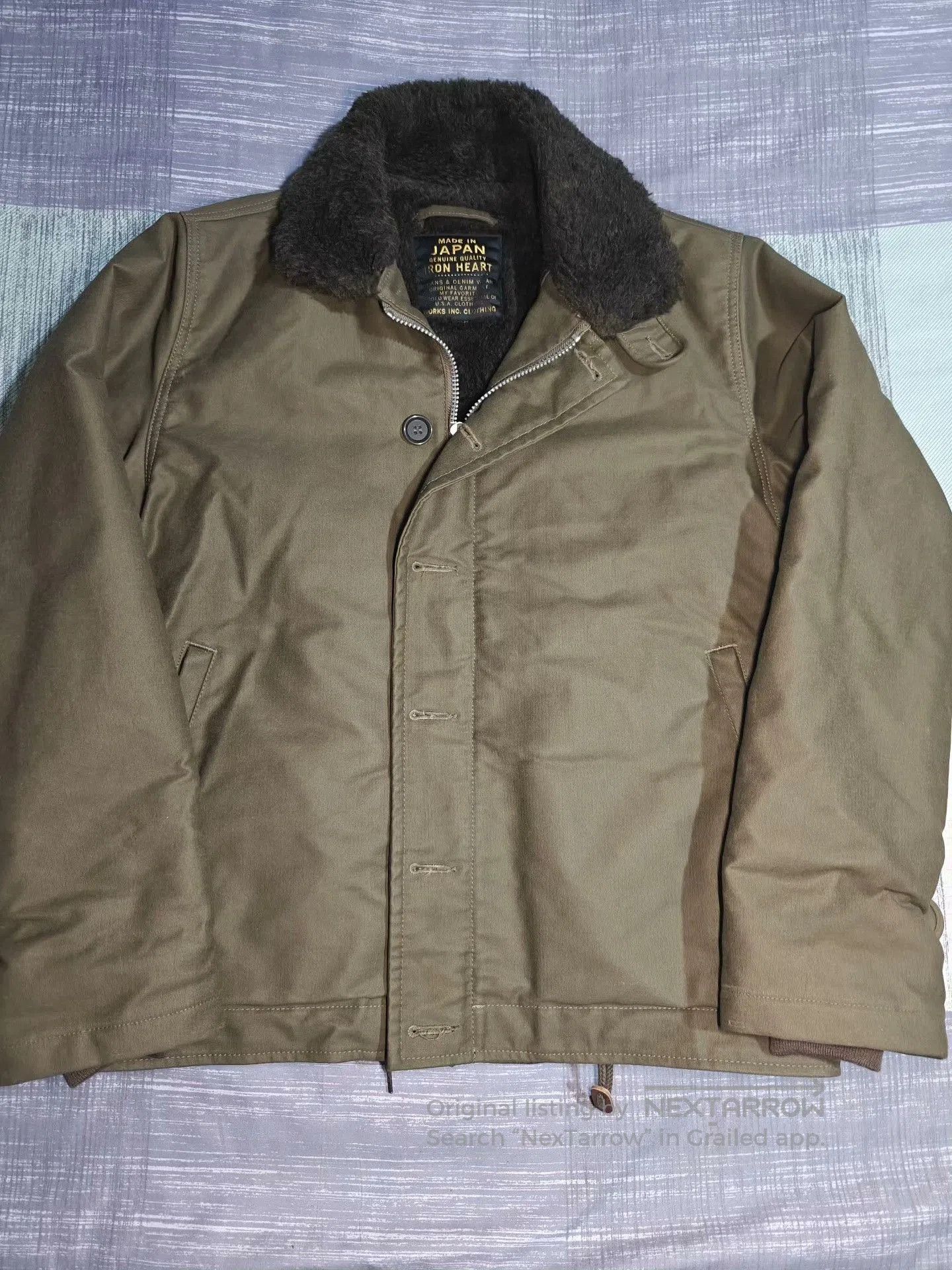 Iron Heart IRON HEART 14oz N1 Deck Jacket. Size US XXL / EU 58 / 5 - 4 Thumbnail