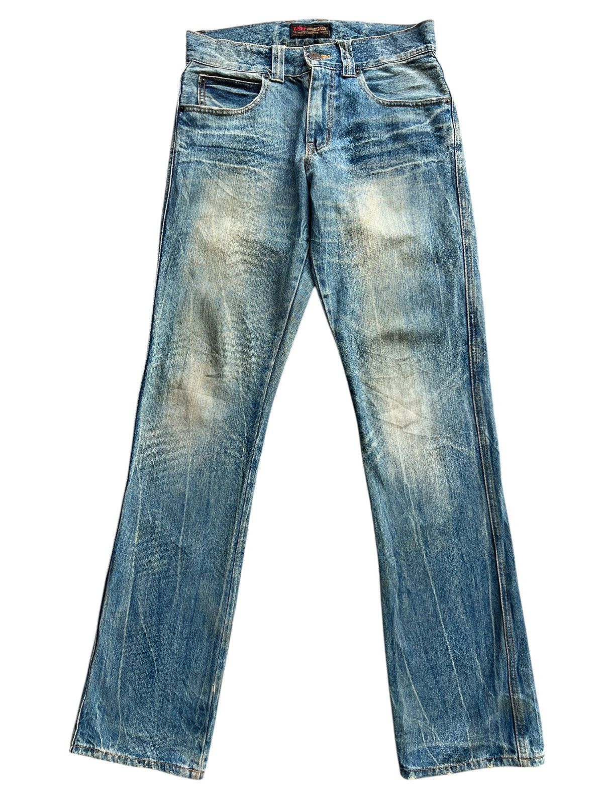 Vintage Y2K Exit Distressed Lowrise Denim Jeans 31x34 Size 31" - 2 Thumbnail