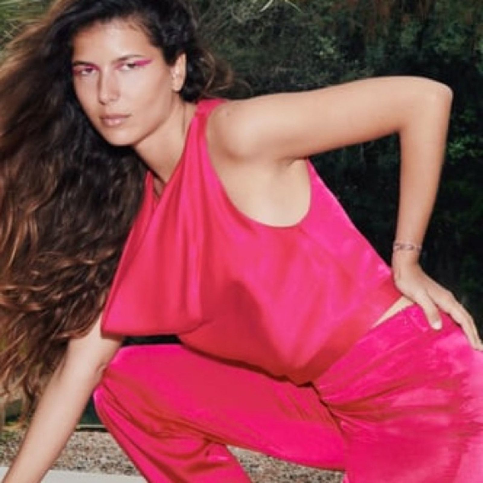 Zara ZARA FLOWY NECKLINE TOP FUCHSIA Size M / US 6-8 / IT 42-44 - 8 Thumbnail