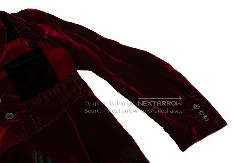 Comme des Garcons Comme des Garcons Color-block velvet tailcoat jacket Size M / US 6-8 / IT 42-44 - 8 Thumbnail