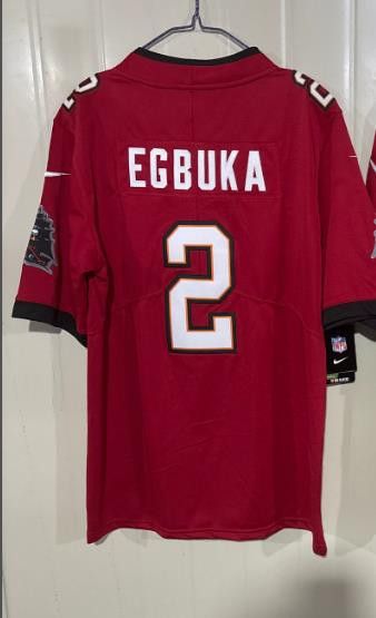 NFL Tampa Bay Buccaneers #2 Emeka Egbuka Jersey Size US XL / EU 56 / 4 - 1 Thumbnail