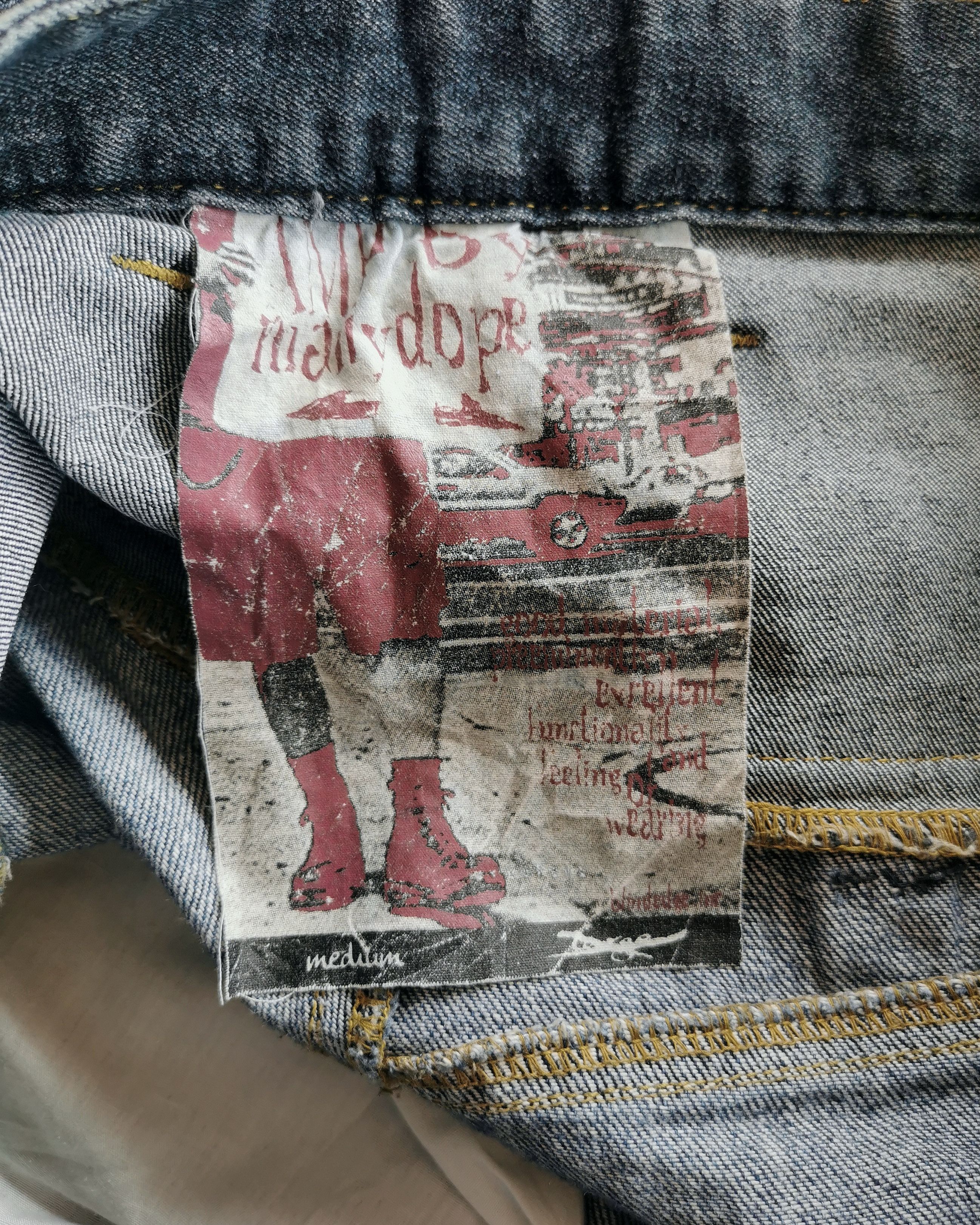 Kapital Rare BLINDEDGE Double Waist Japanese Style DenimJeans ☠️☠️🎌 Size US 32 / EU 48 - 5 Thumbnail