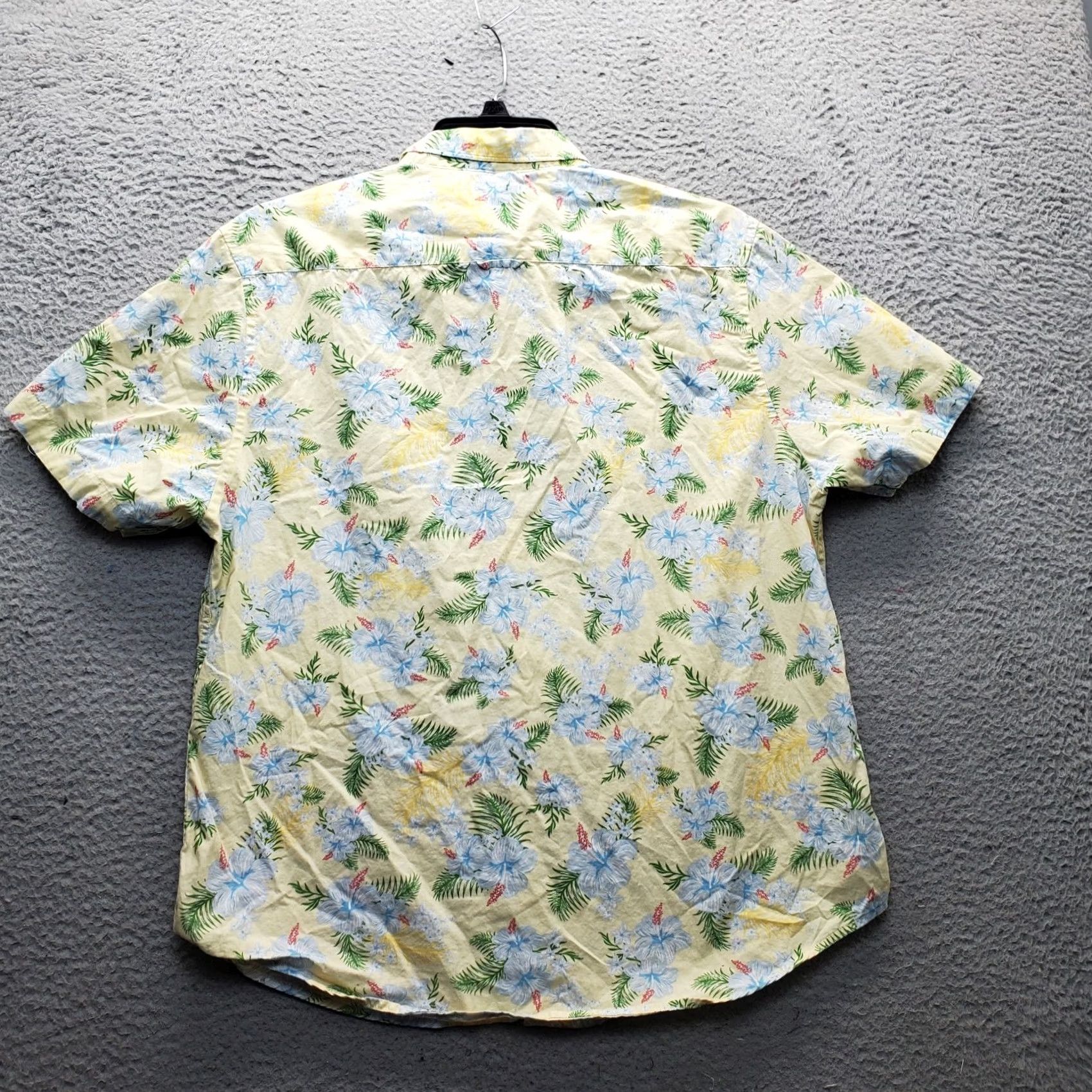 Denime Denim & Flower Hawaiian Shirt Mens M Multicolor Floral Short Sleeve Button-Down Shirt Size US M / EU 48-50 / 2 - 2 Thumbnail