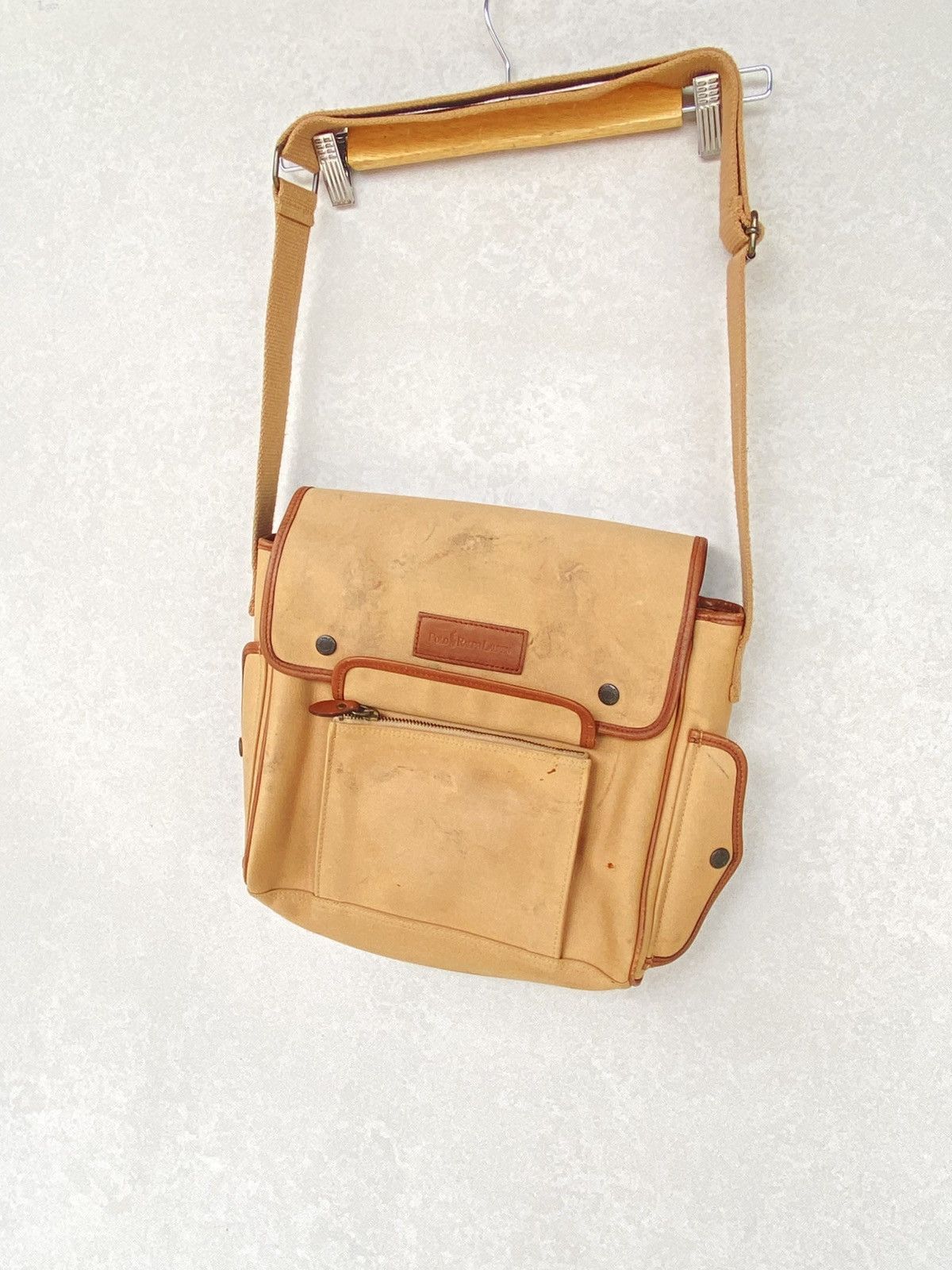 Other Vintage Ralph Lauren Shoulder Bag Cream And Brown Size ONE SIZE - 2 Thumbnail