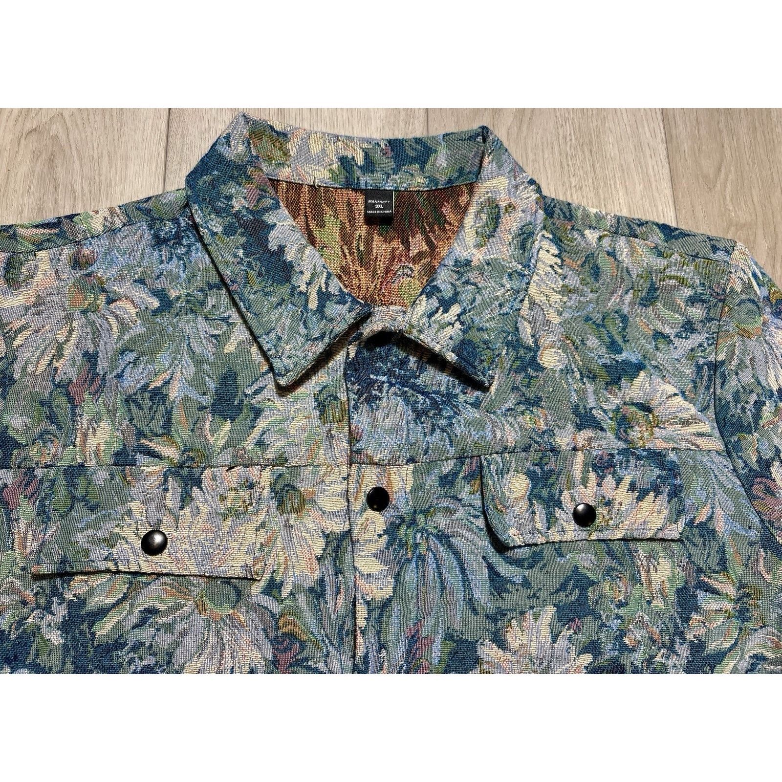 Other MANFINITY Floral Tapestry Jacket 3XL Western Oversized Size US XXL / EU 58 / 5 - 6 Thumbnail