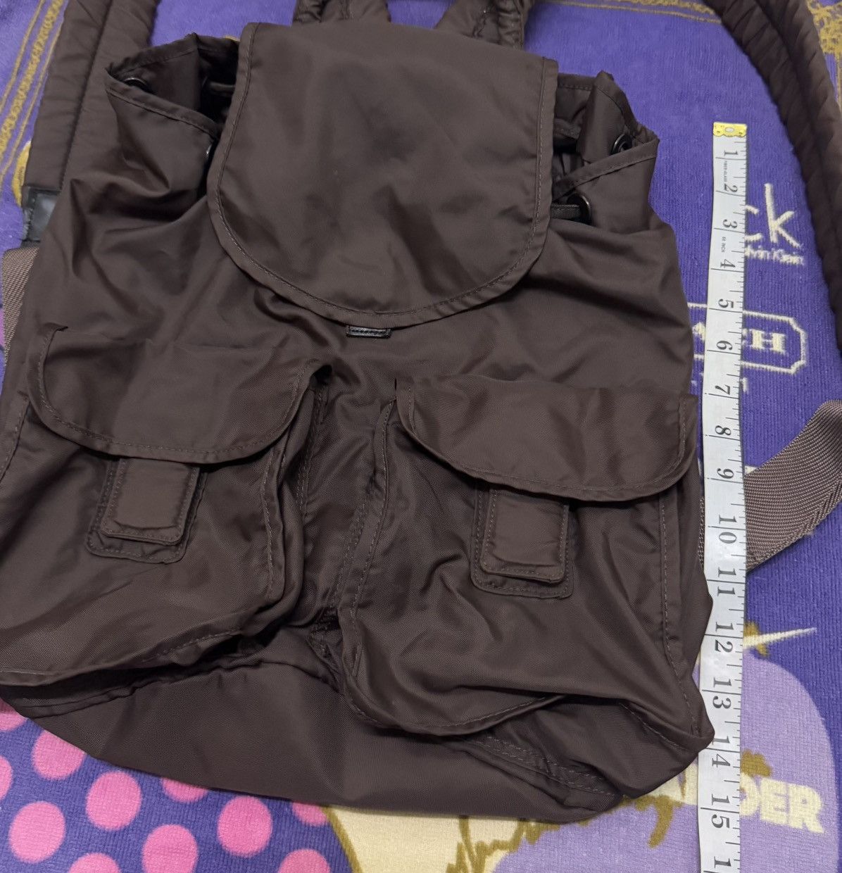Yohji Yamamoto Y'SACCS POUR HOMME Yohji Yamamoto Backpack Size ONE SIZE - 12 Thumbnail